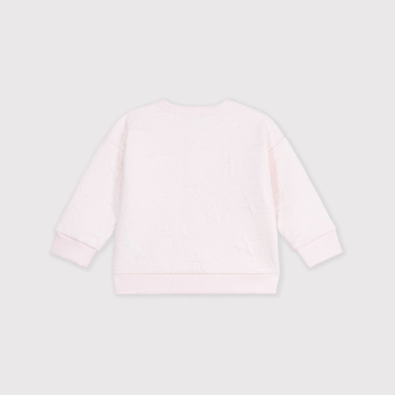 Baby Girls Light Pink Cotton Cardigan