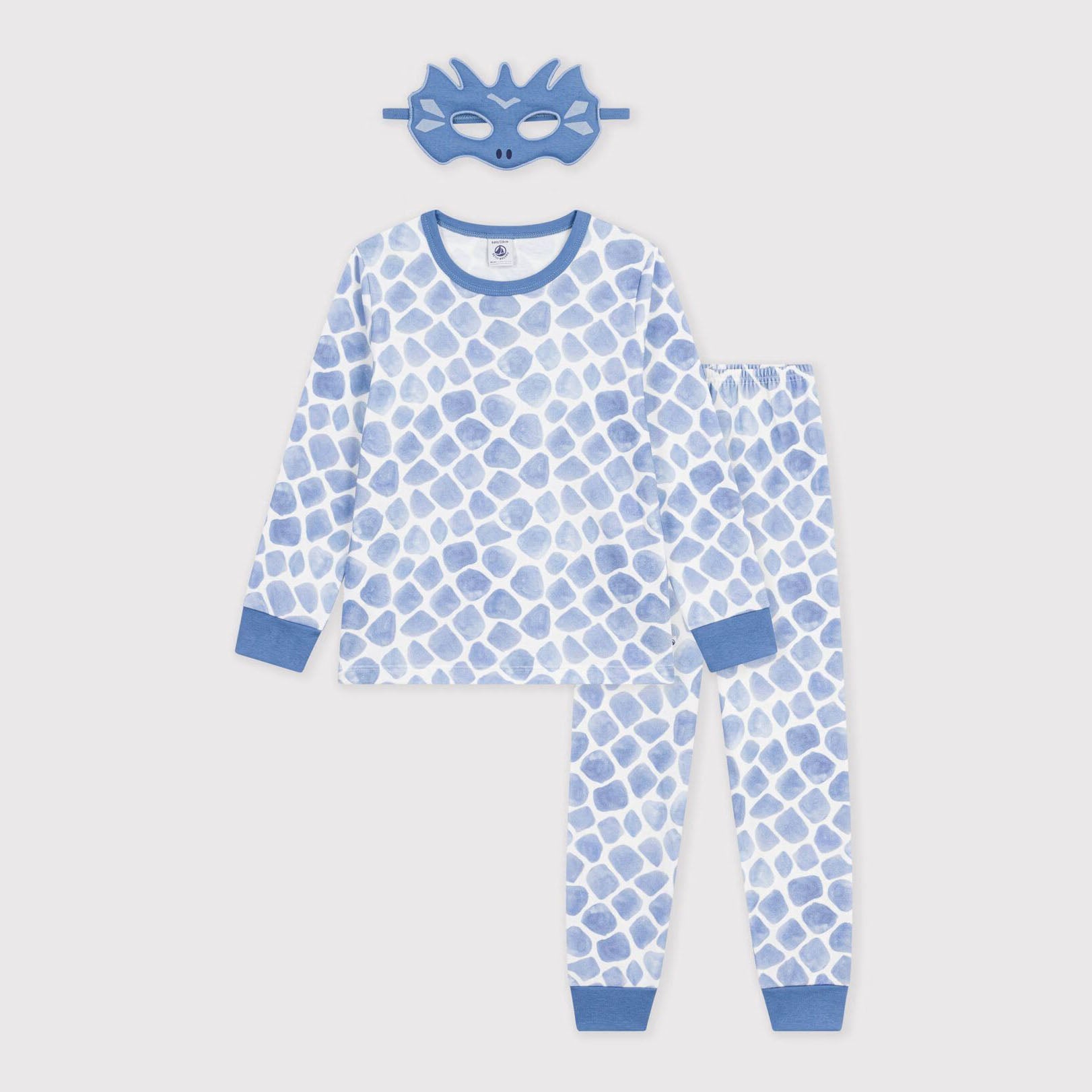 Boys Blue Cotton Nightwear Set