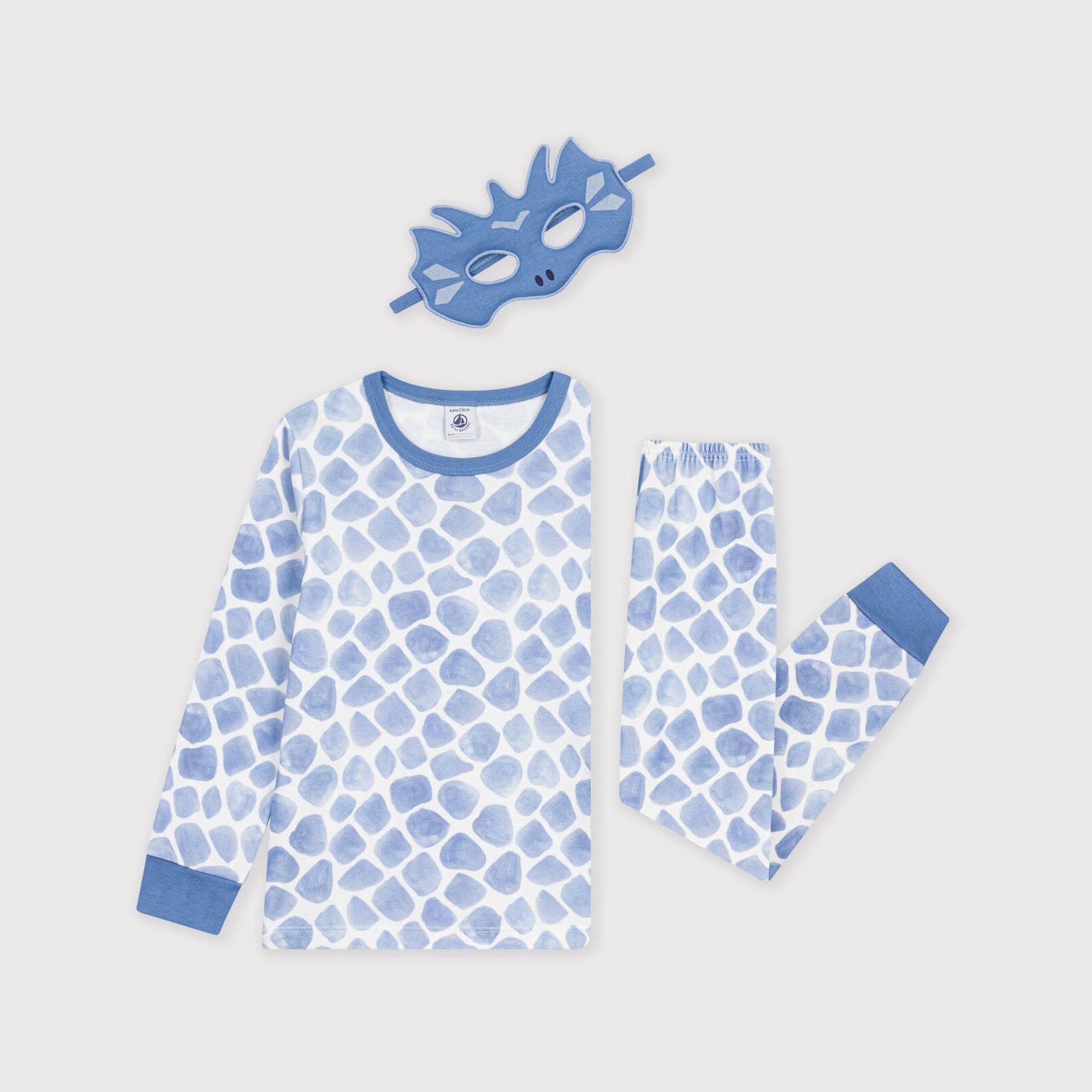 Boys Blue Cotton Nightwear Set