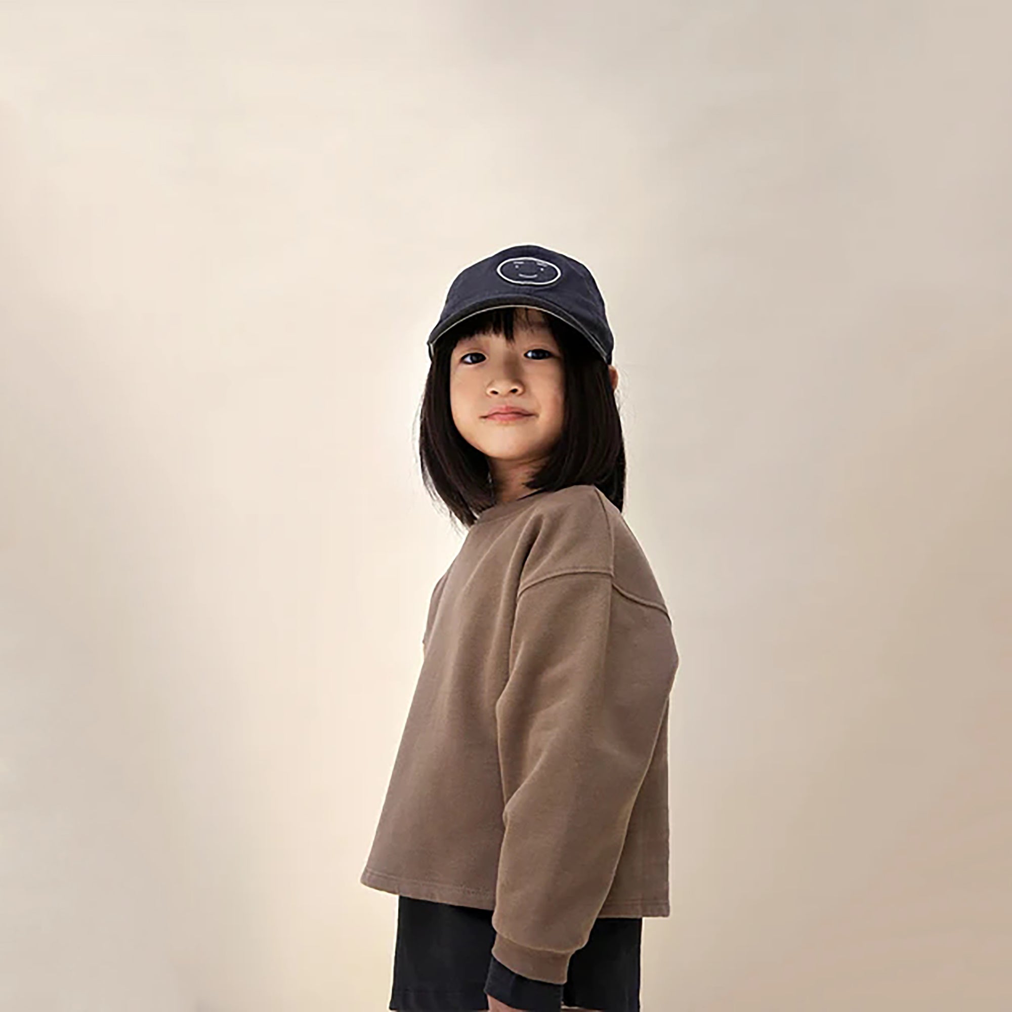 Boys & Girls Black Baseball Cap