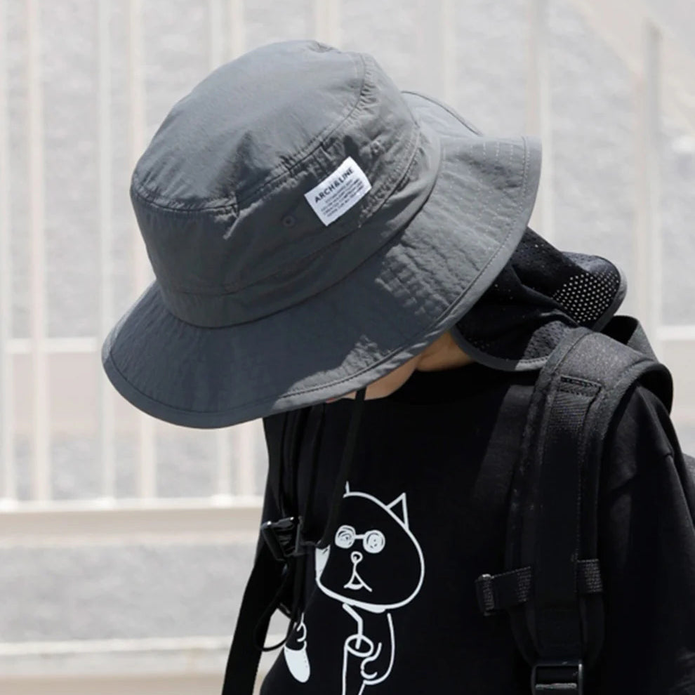 Boys & Girls Charcoal Bucket Hat