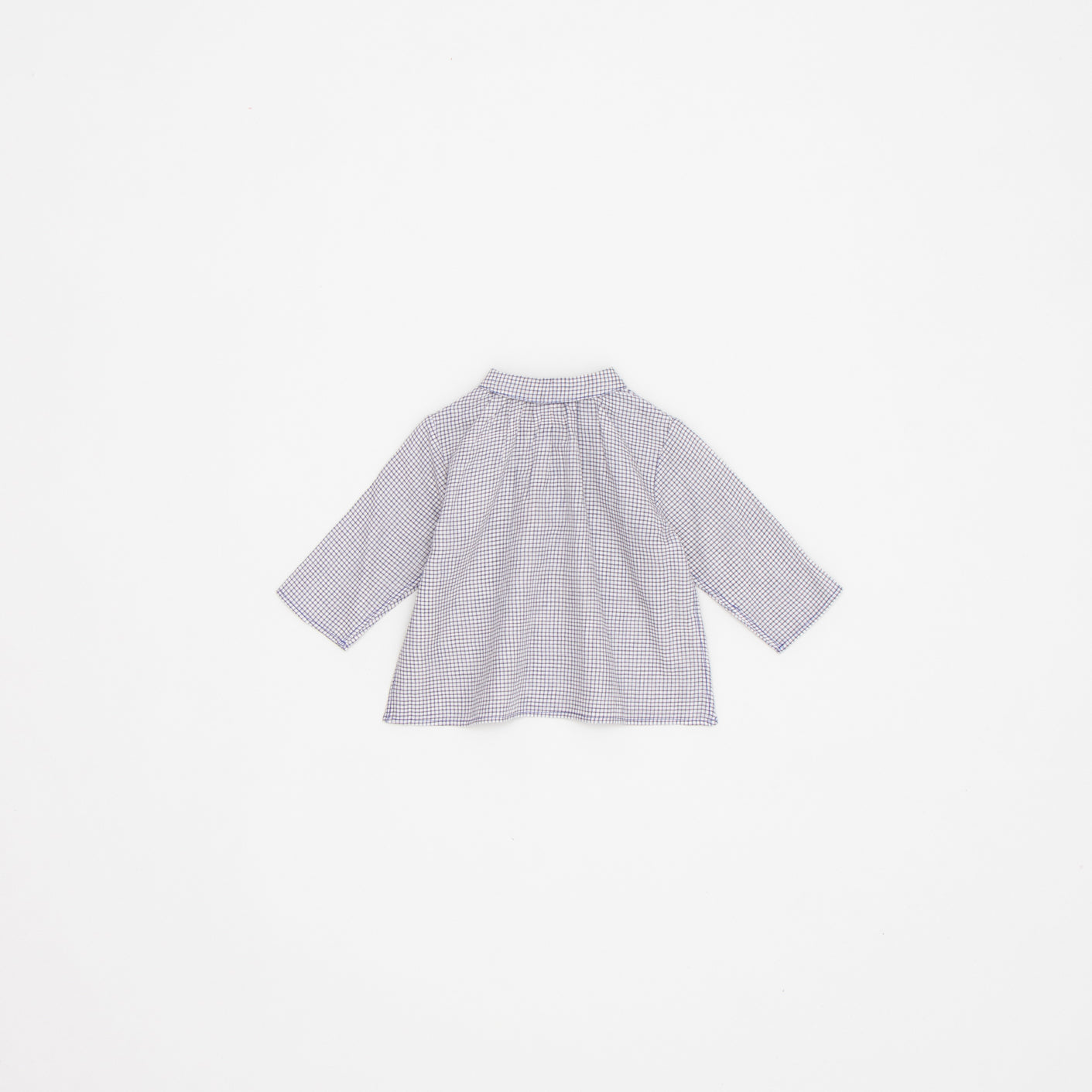 Baby Girls Charcoal Check Cotton Shirt