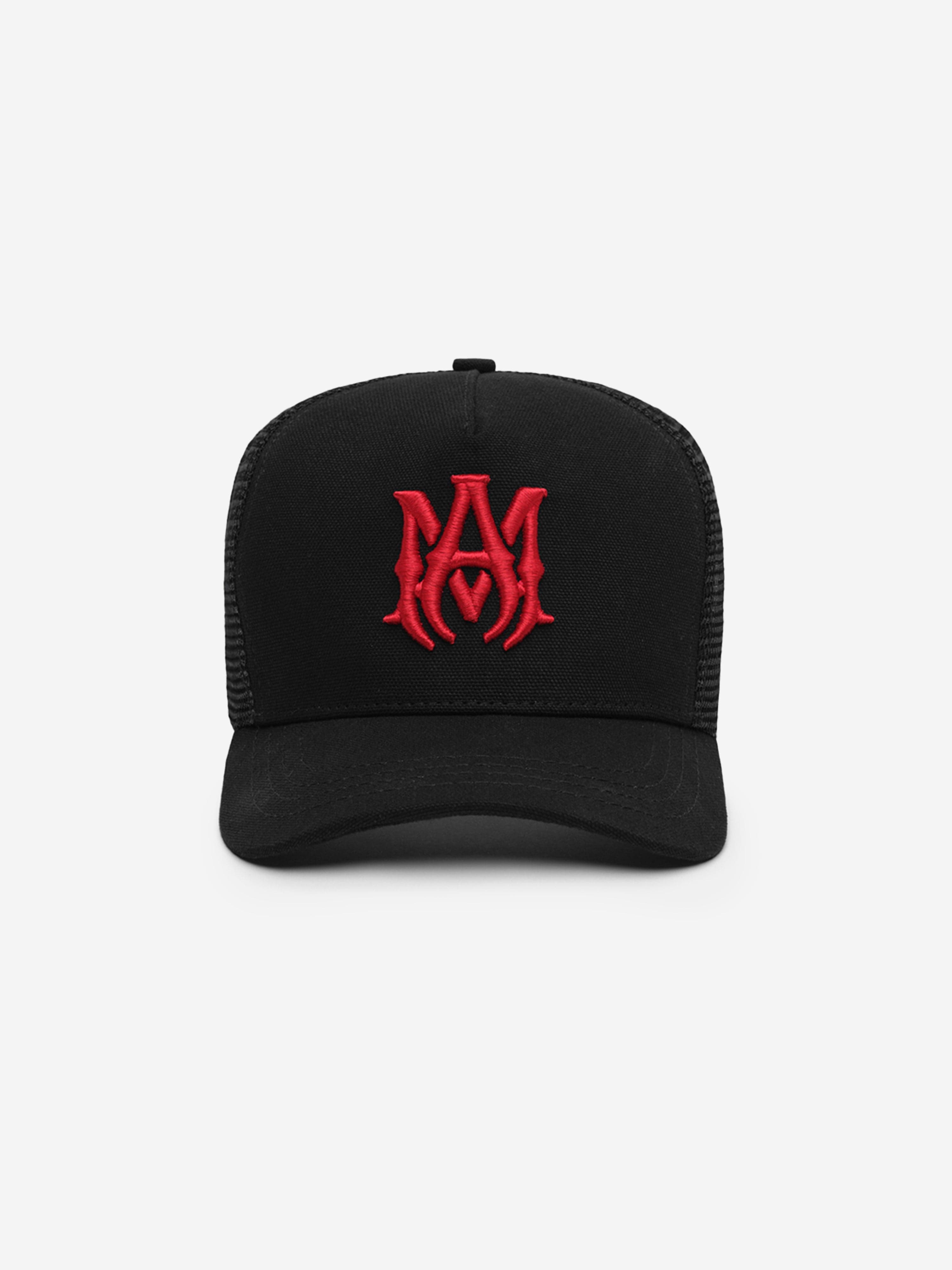 Kids MA Trucker Cap in Black