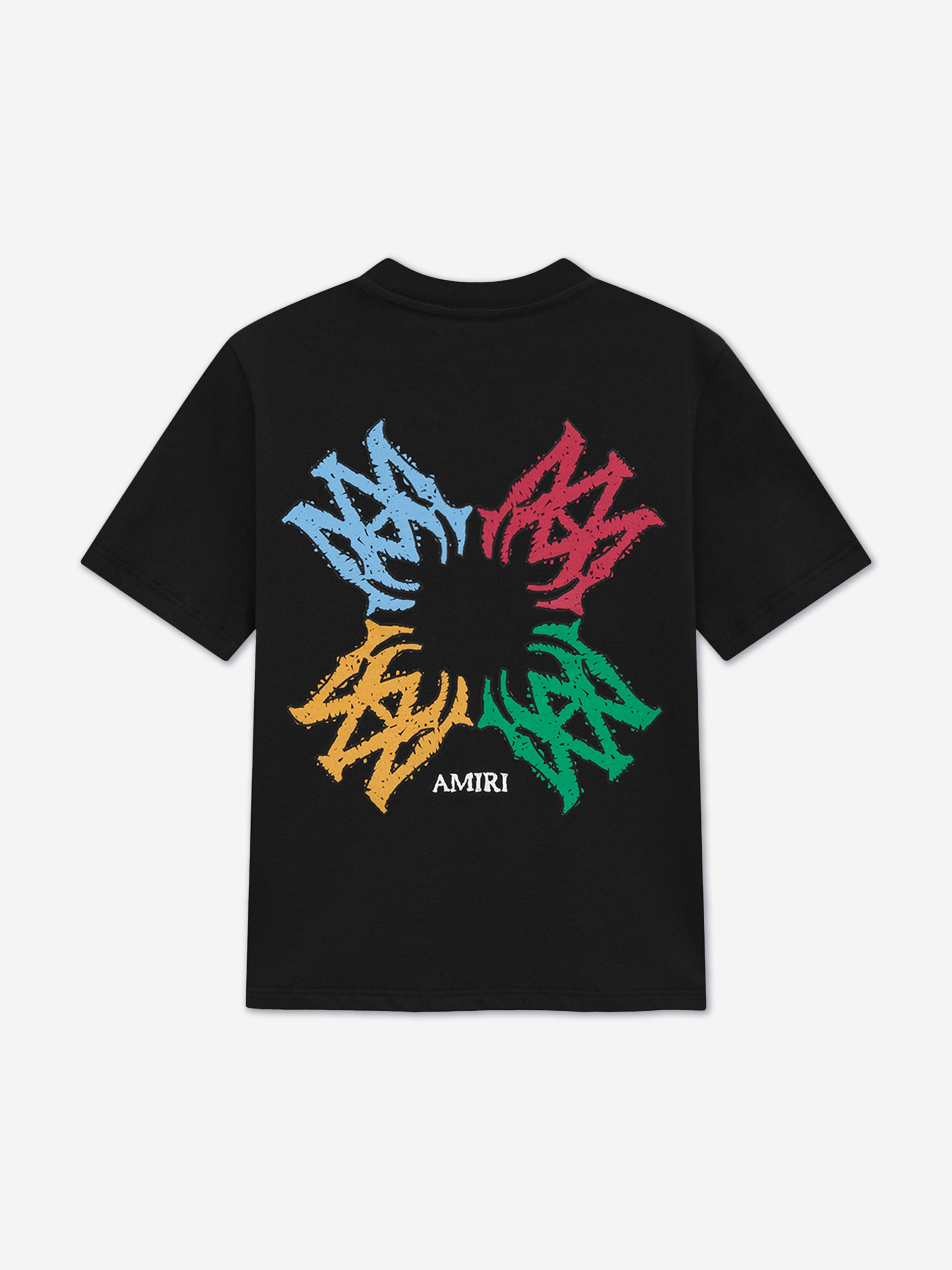Kids MA Quad Scribble T-Shirt in Black