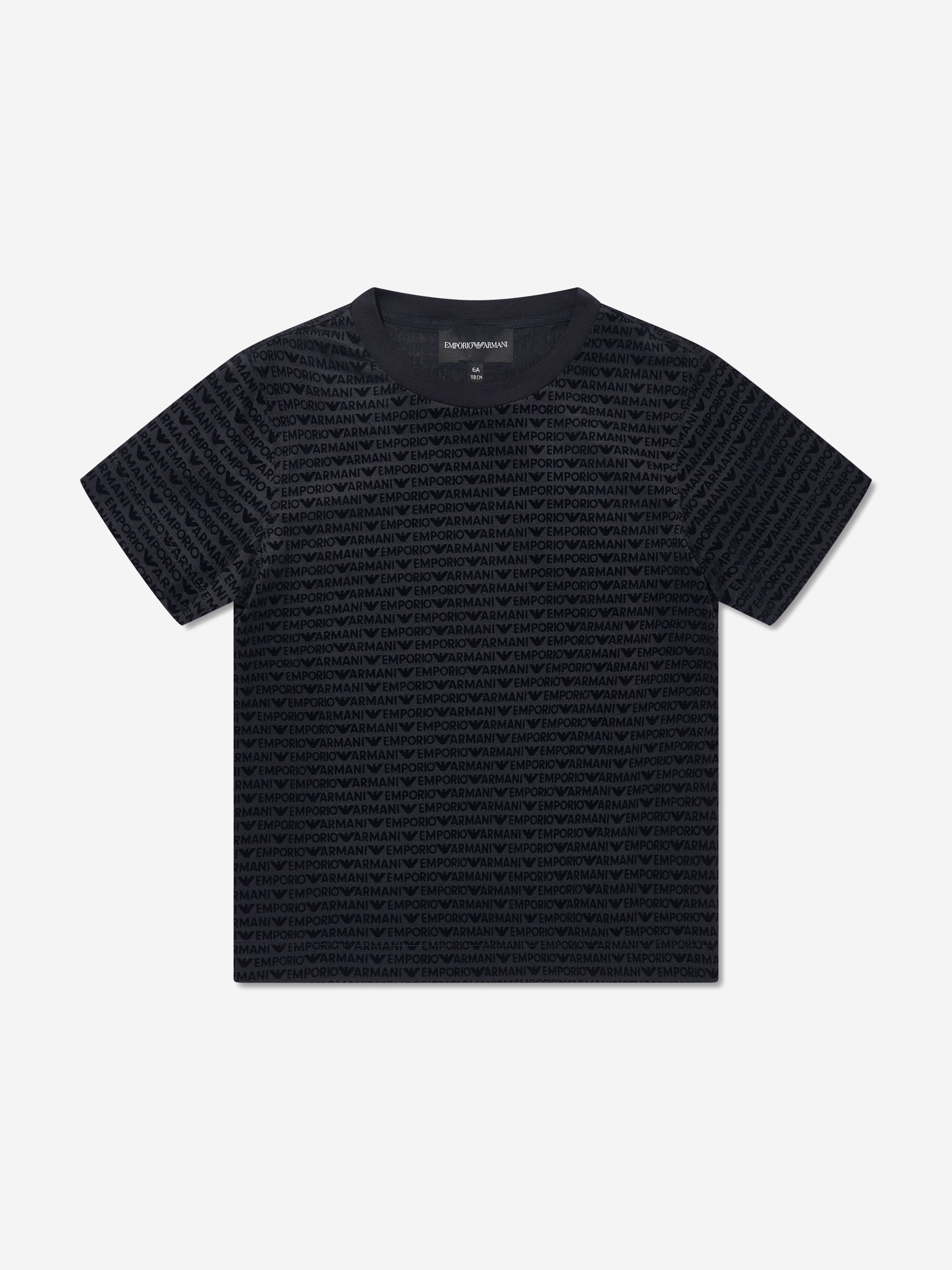Boys Logo T-Shirt in Navy