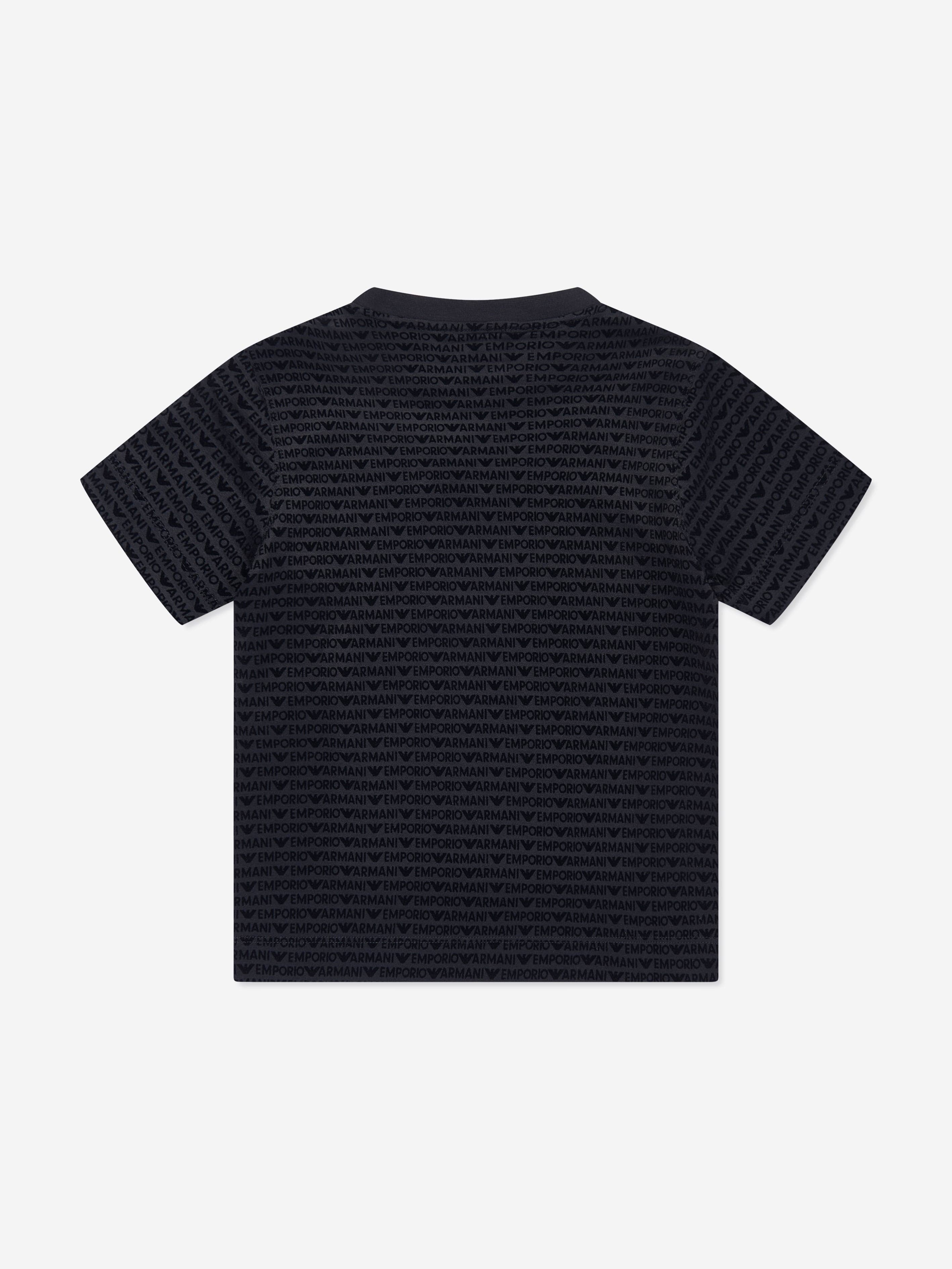 Boys Logo T-Shirt in Navy