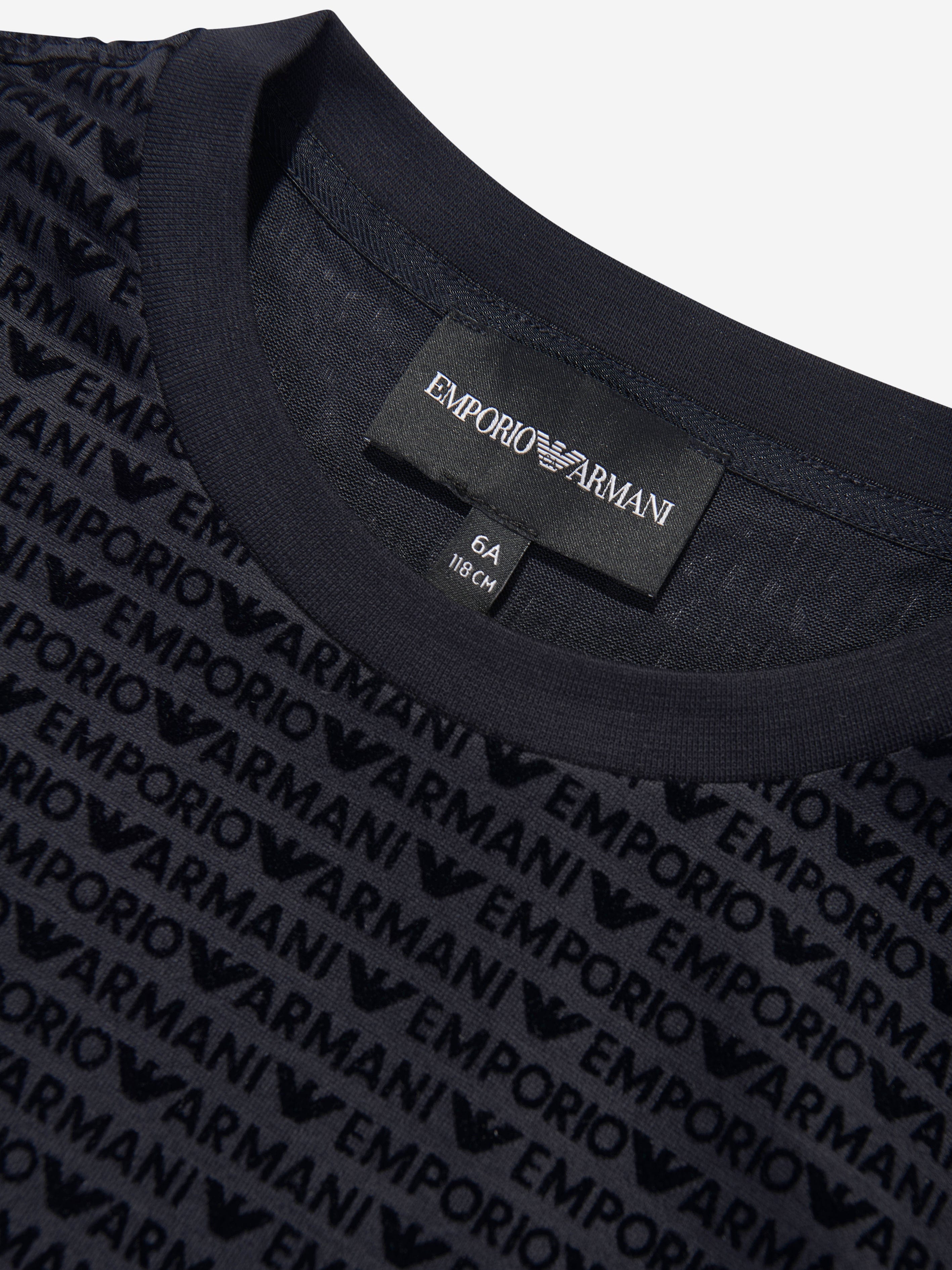 Boys Logo T-Shirt in Navy