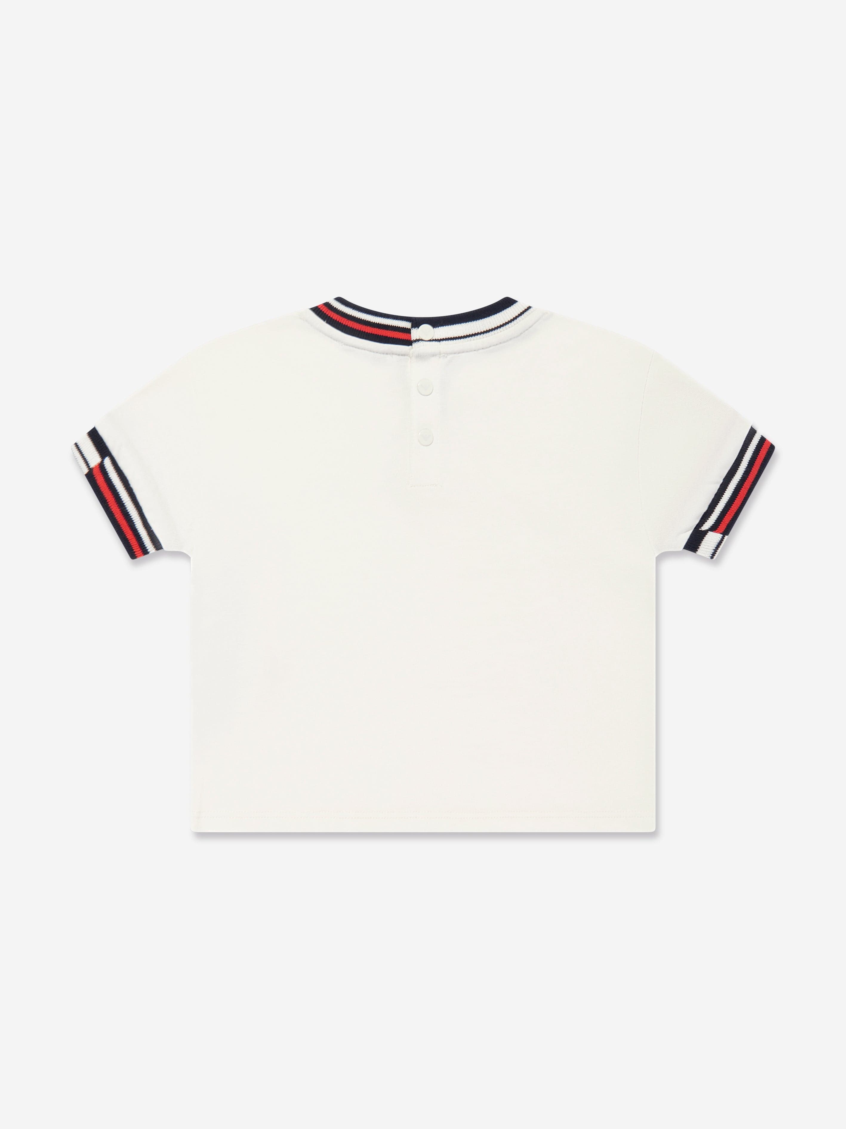 Baby Boys Logo T-Shirt in Ivory
