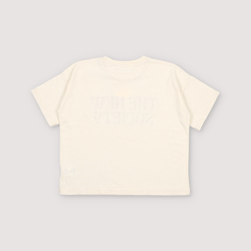 Boys & Girls White Logo Cotton T-Shirt