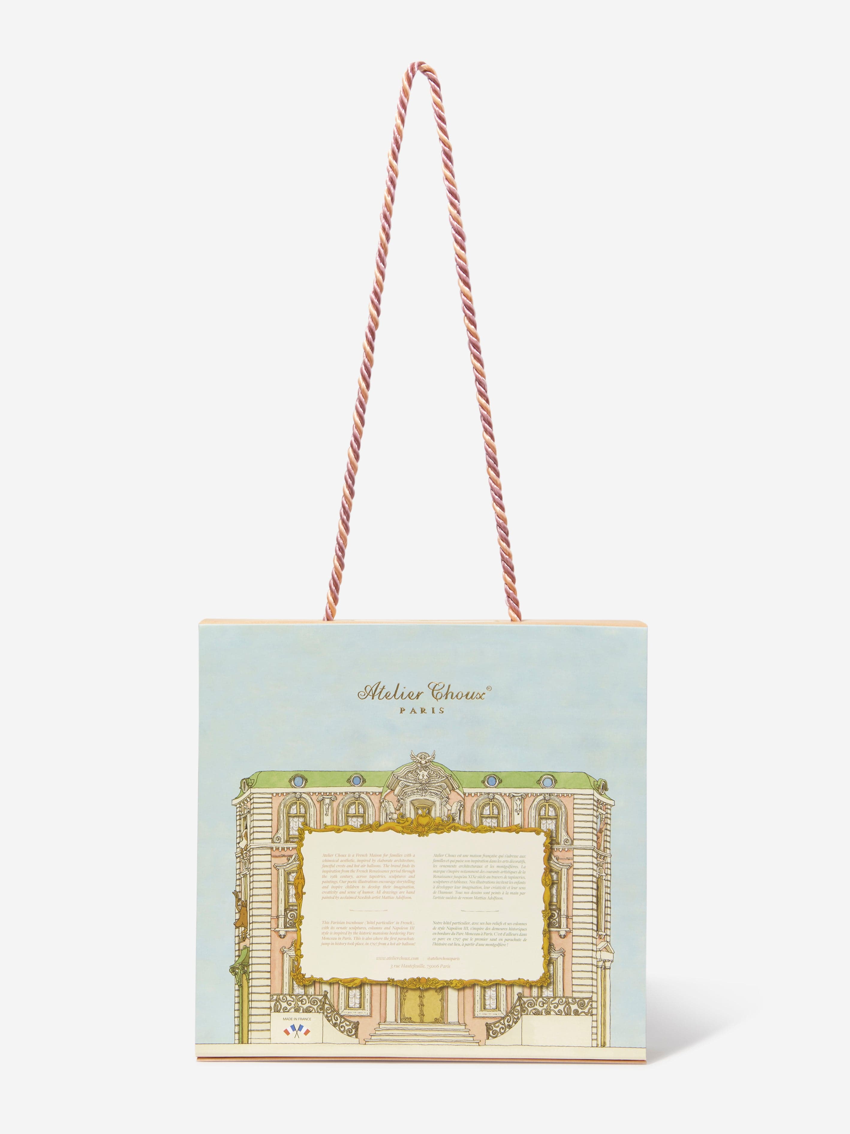 Atelier Choux Baby Boys Ocean Academy Swaddle in Blue