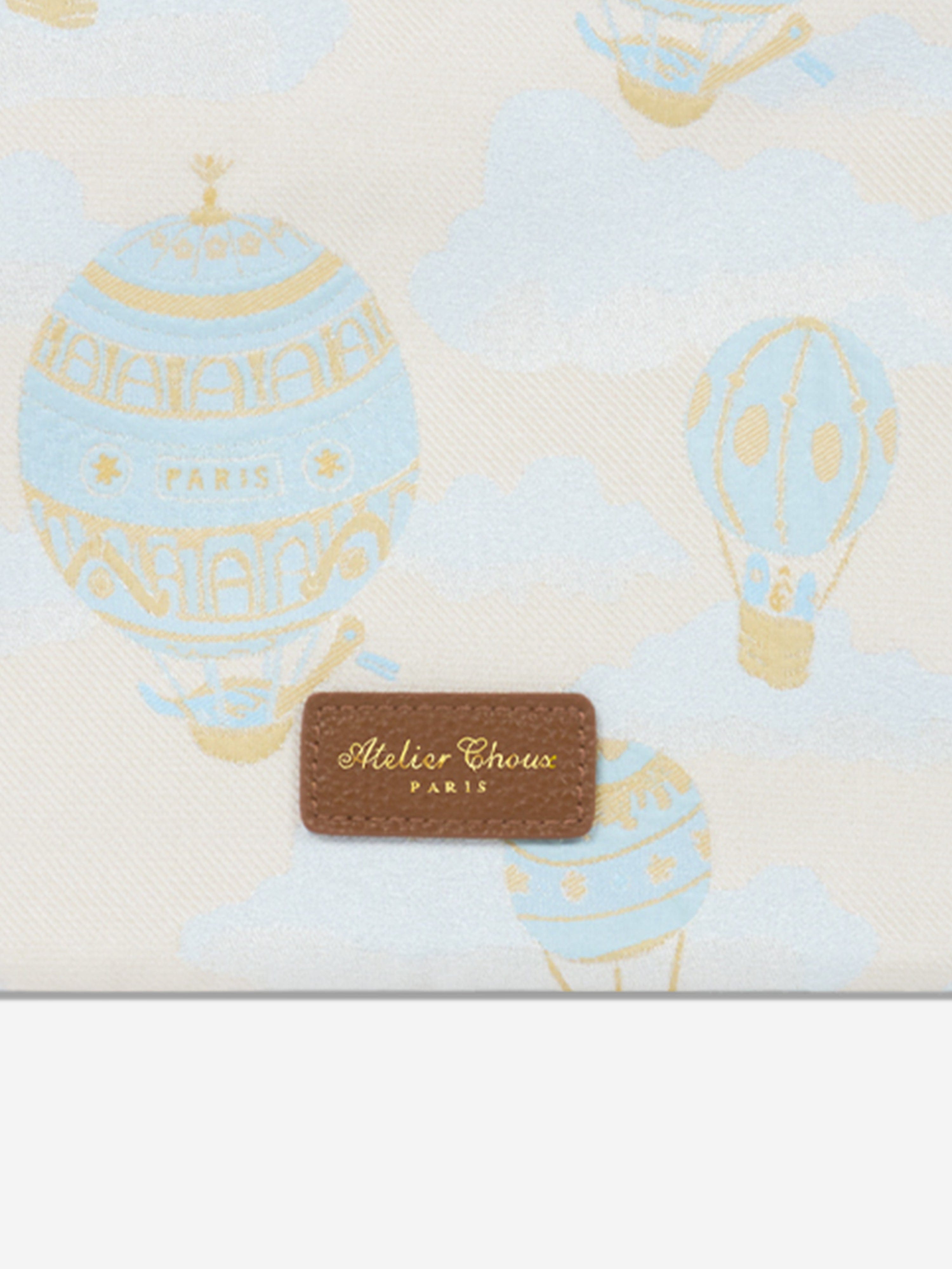 Atelier Choux Baby Boys Hot Air Balloons Pouch in Blue (31cm)