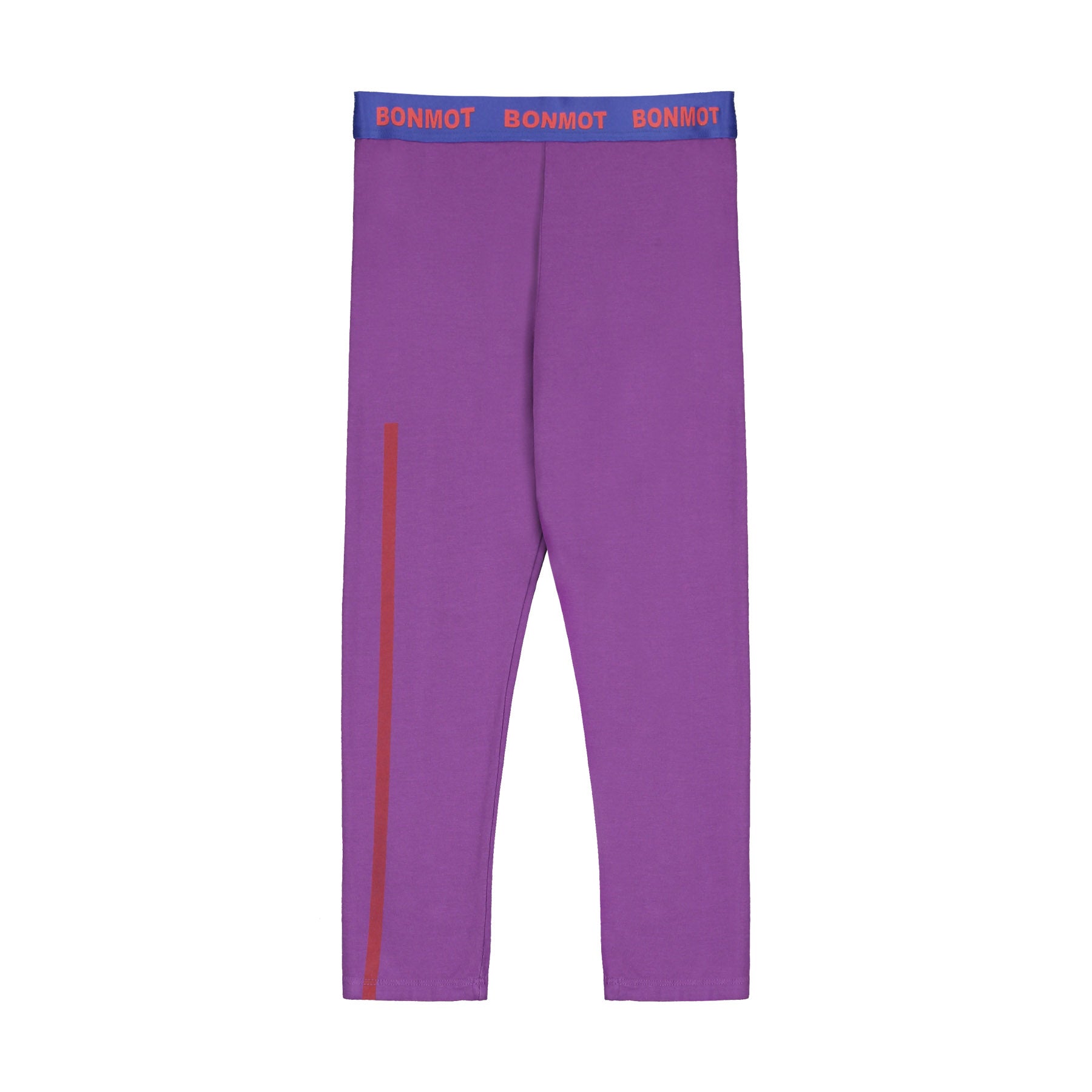 Girls Purple Cotton Leggings