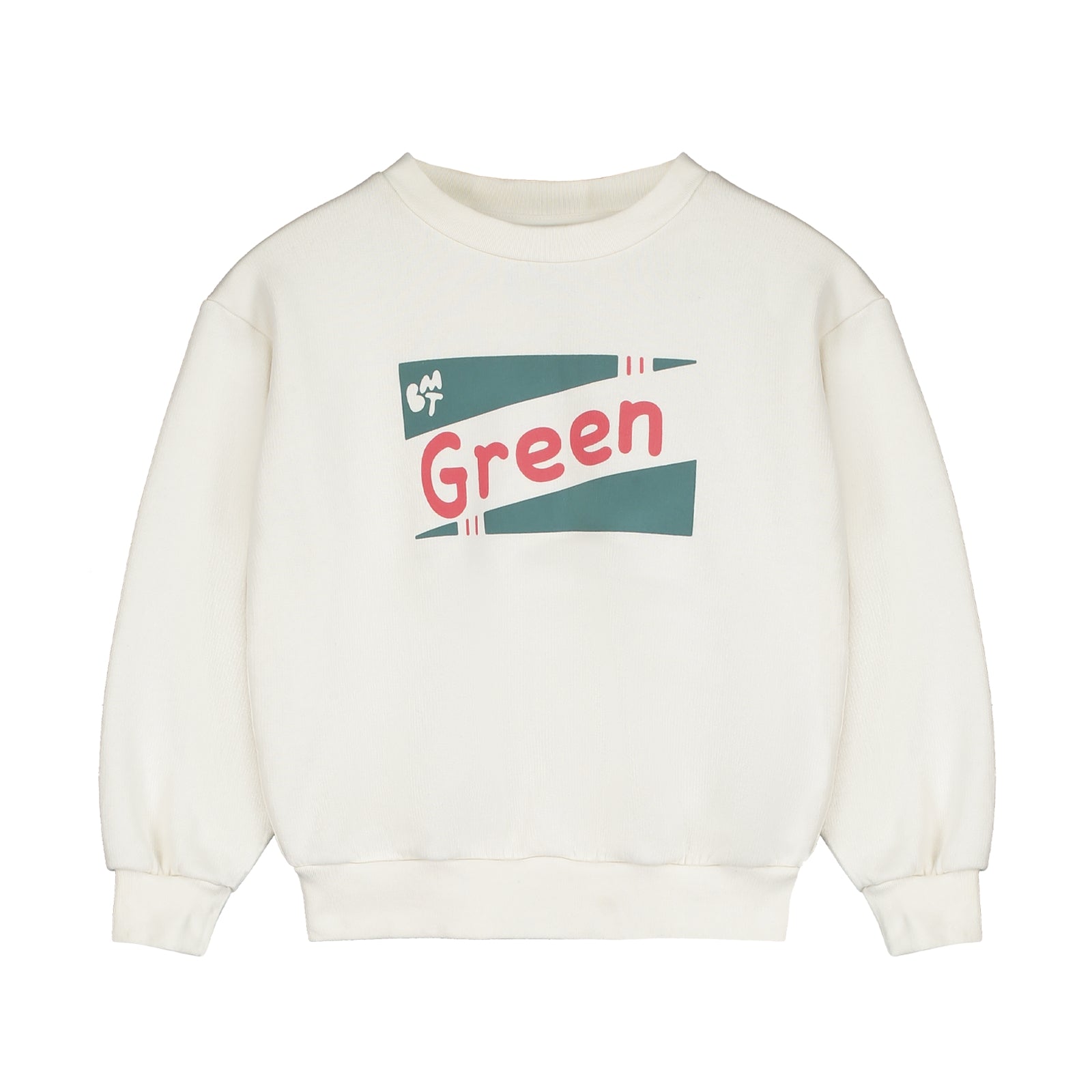 Boys & Girls White Cotton Sweatshirt