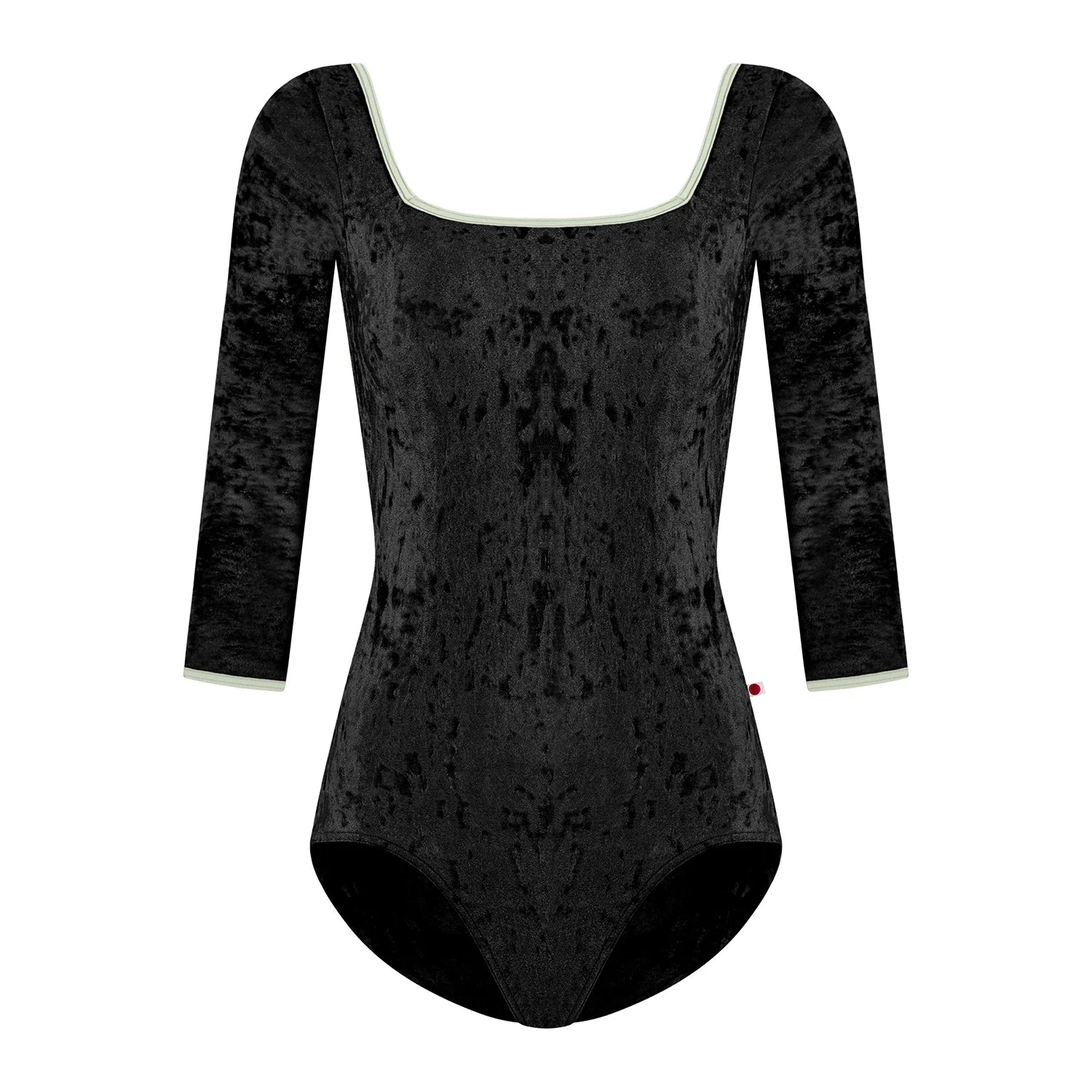 Women Black "Marieke/CV-Black/T-Pistachio/3Q Sleeves" Ballet Onesies
