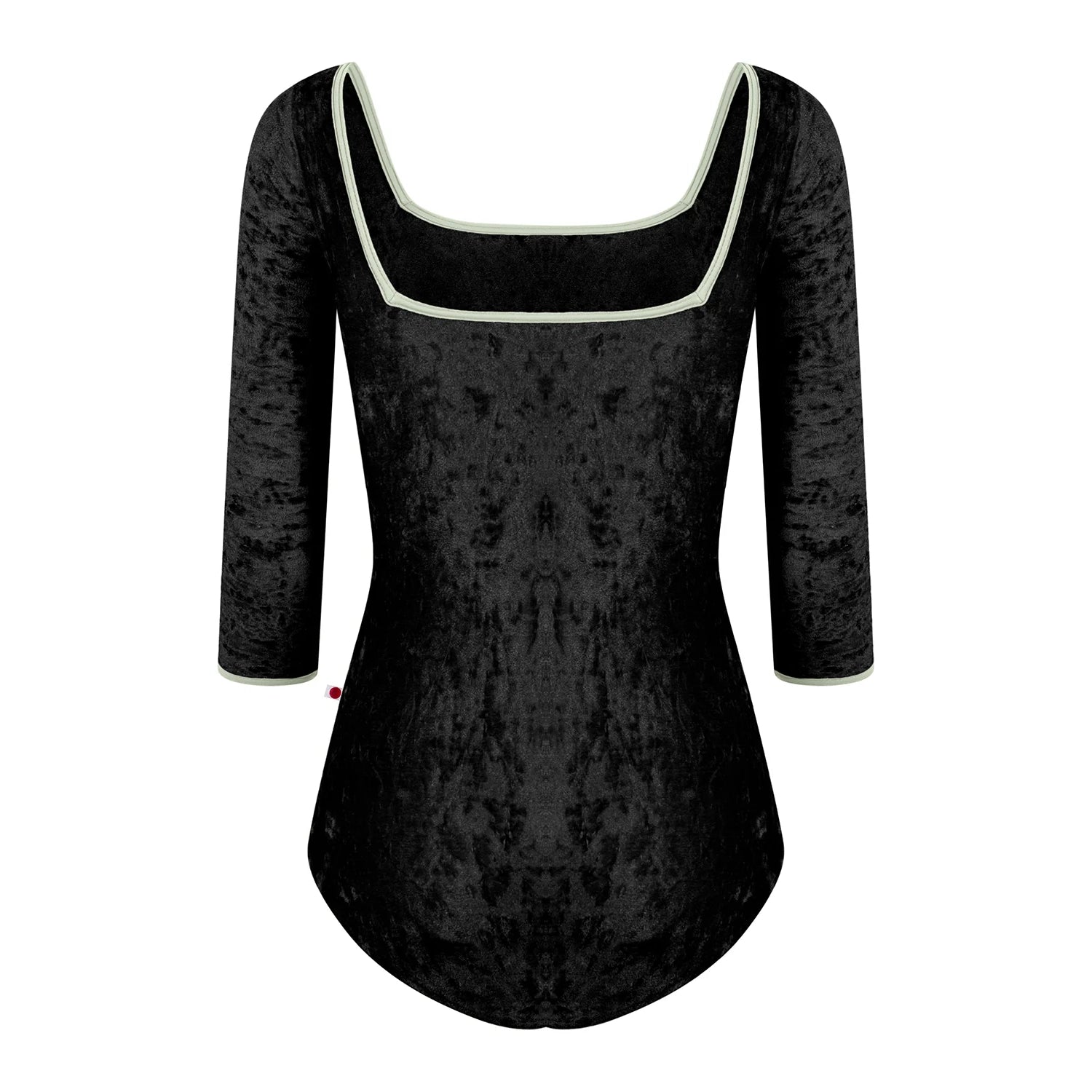 Women Black "Marieke/CV-Black/T-Pistachio/3Q Sleeves" Ballet Onesies