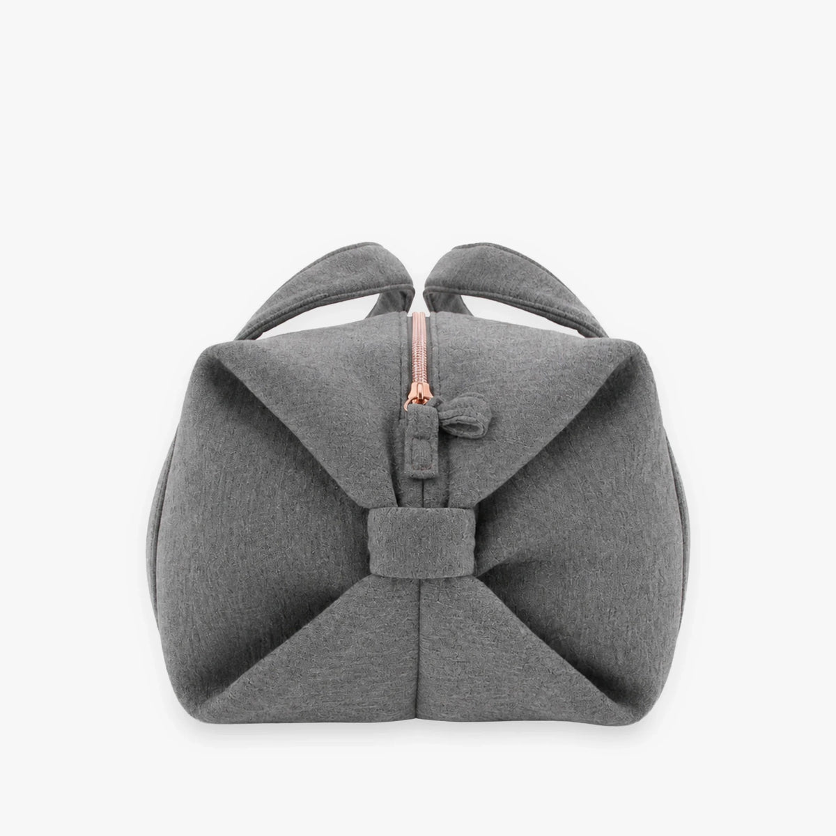 Grey Medium Duffle Bag(H18 cm x W35 cm x D22 cm)