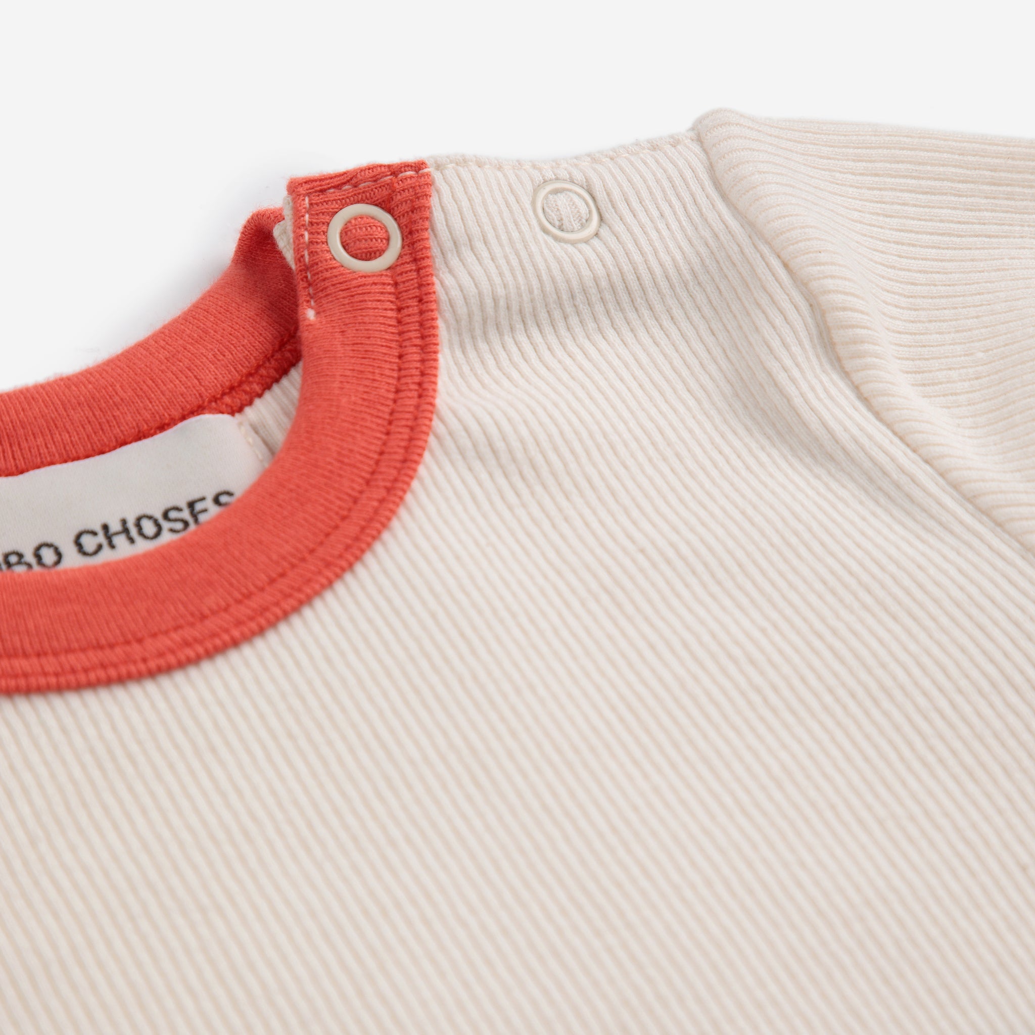 Baby Boys & Girls Offwhite Printed Logo Cotton T-Shirt
