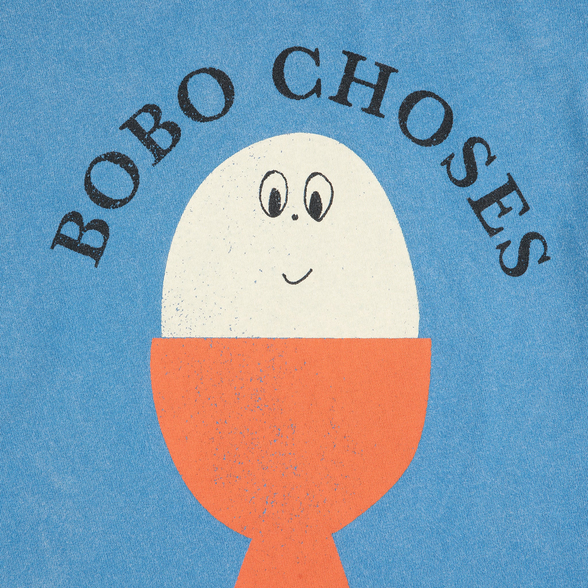 Boys & Girls Light Blue Printed Logo Cotton T-Shirt