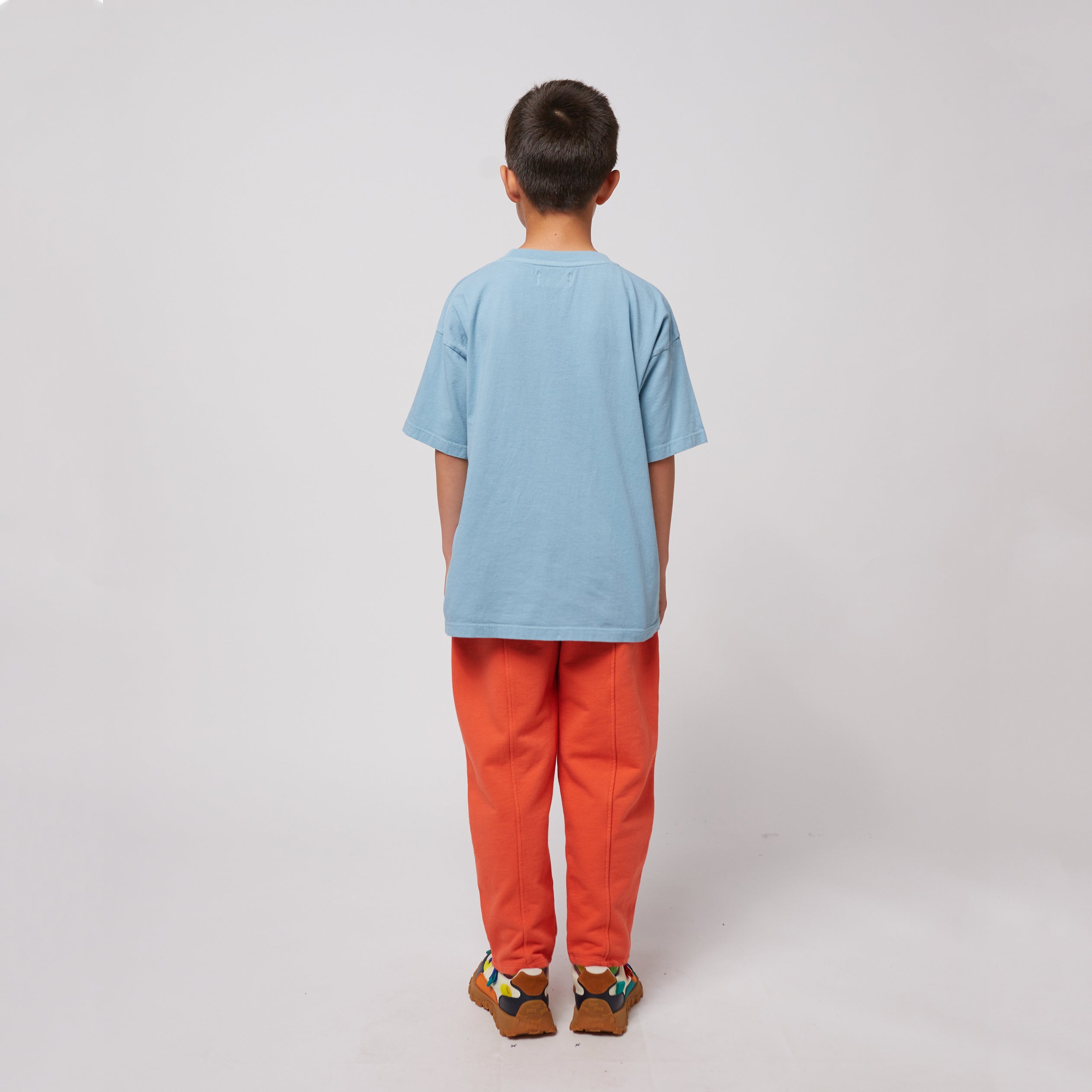 Boys & Girls Blue Printed Logo T-Shirt
