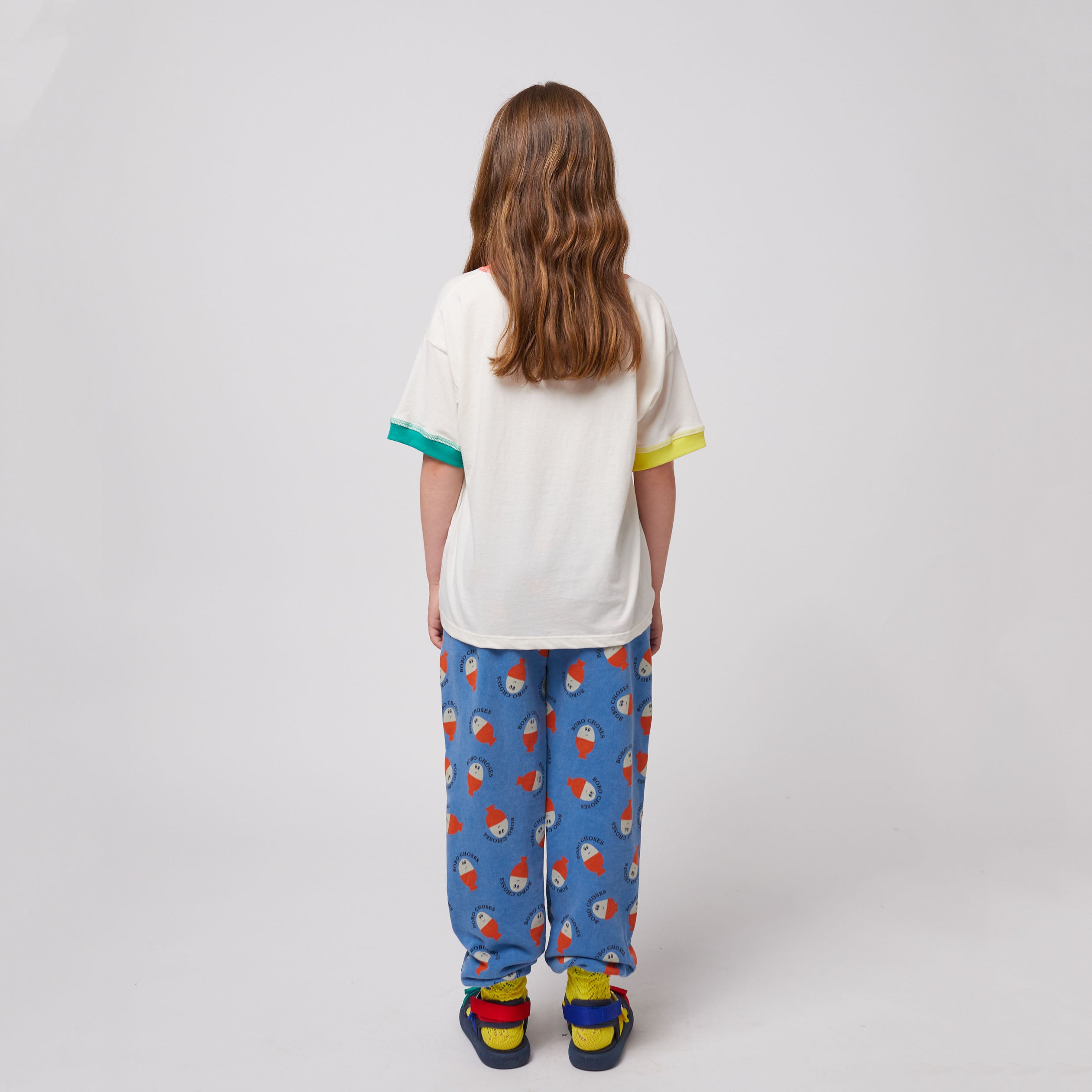 Boys & Girls Offwhite Printed Logo Cotton T-Shirt