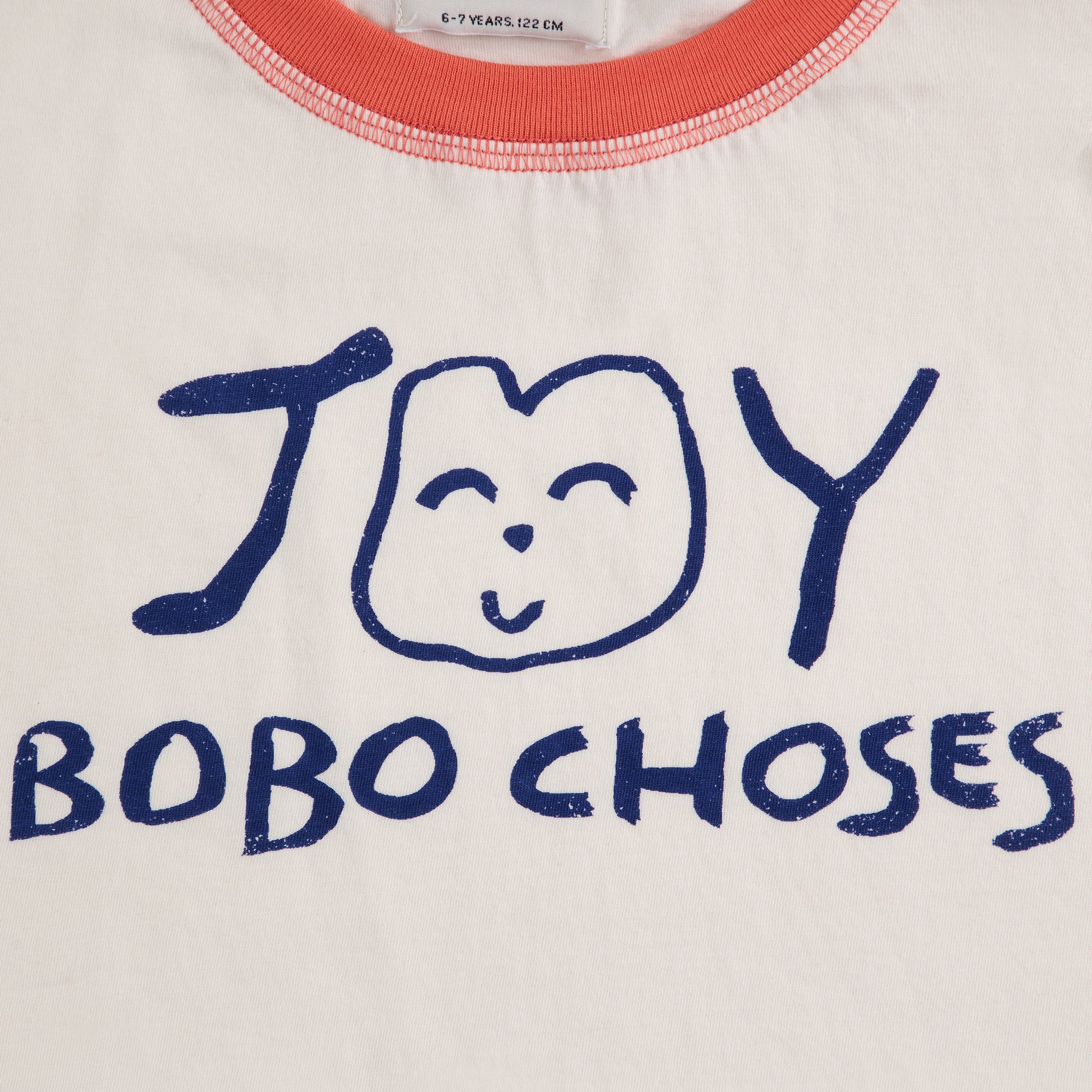 Boys & Girls Offwhite Printed Logo Cotton T-Shirt