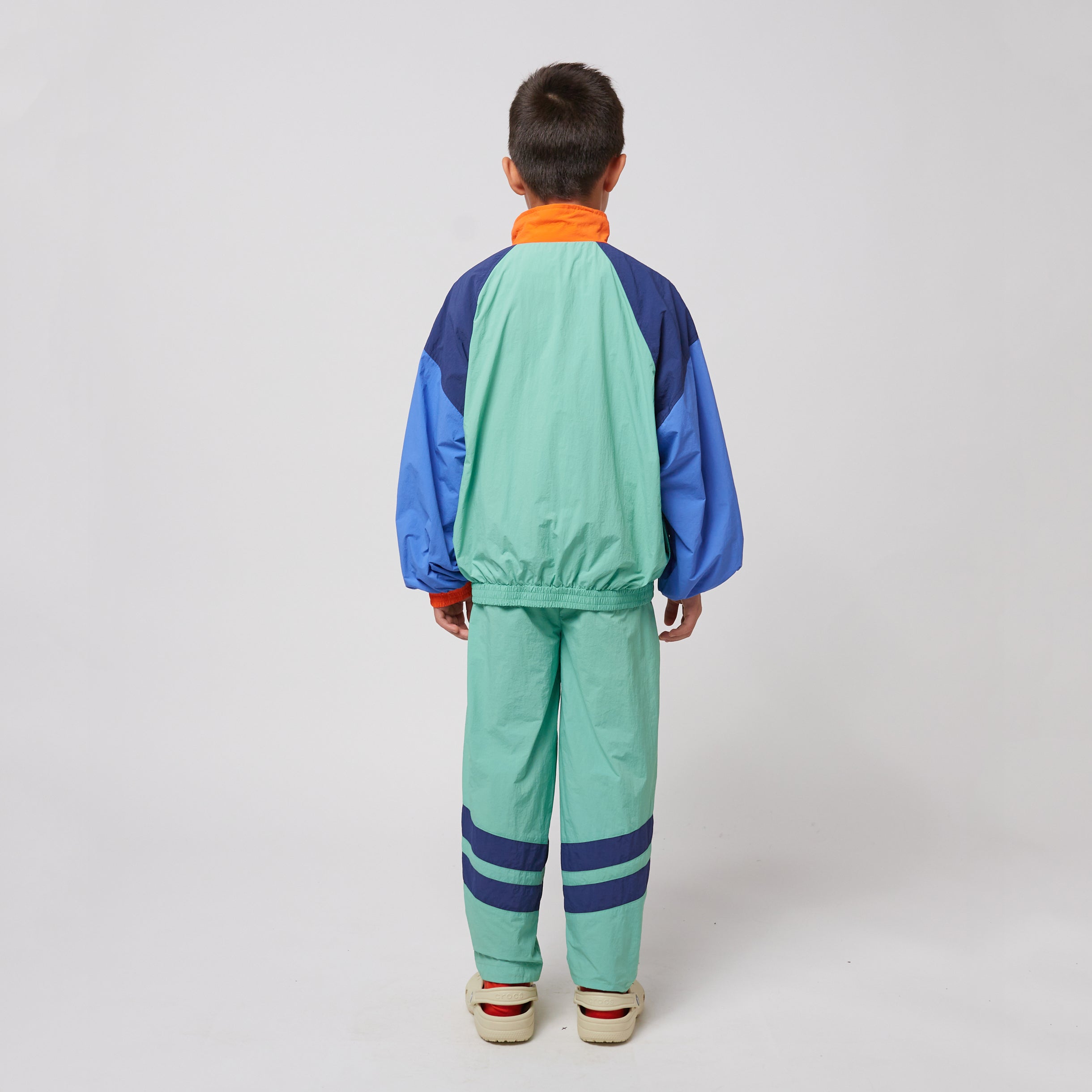 Boys & Girls Colorful Printed Logo Jacket