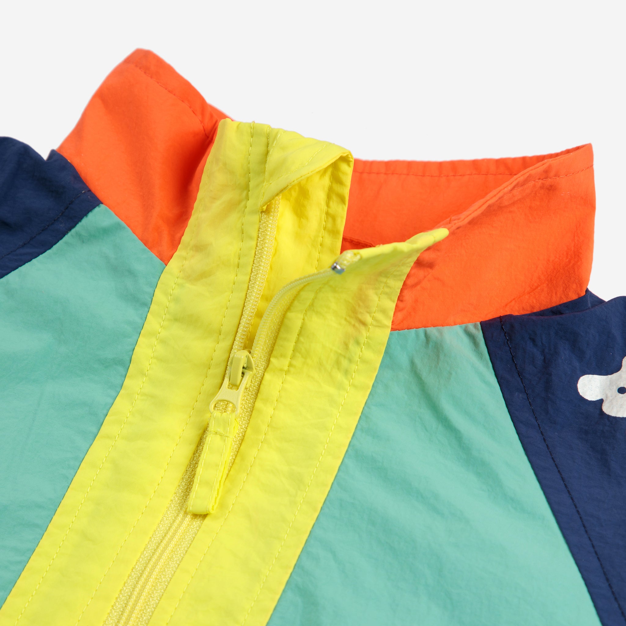 Boys & Girls Colorful Printed Logo Jacket