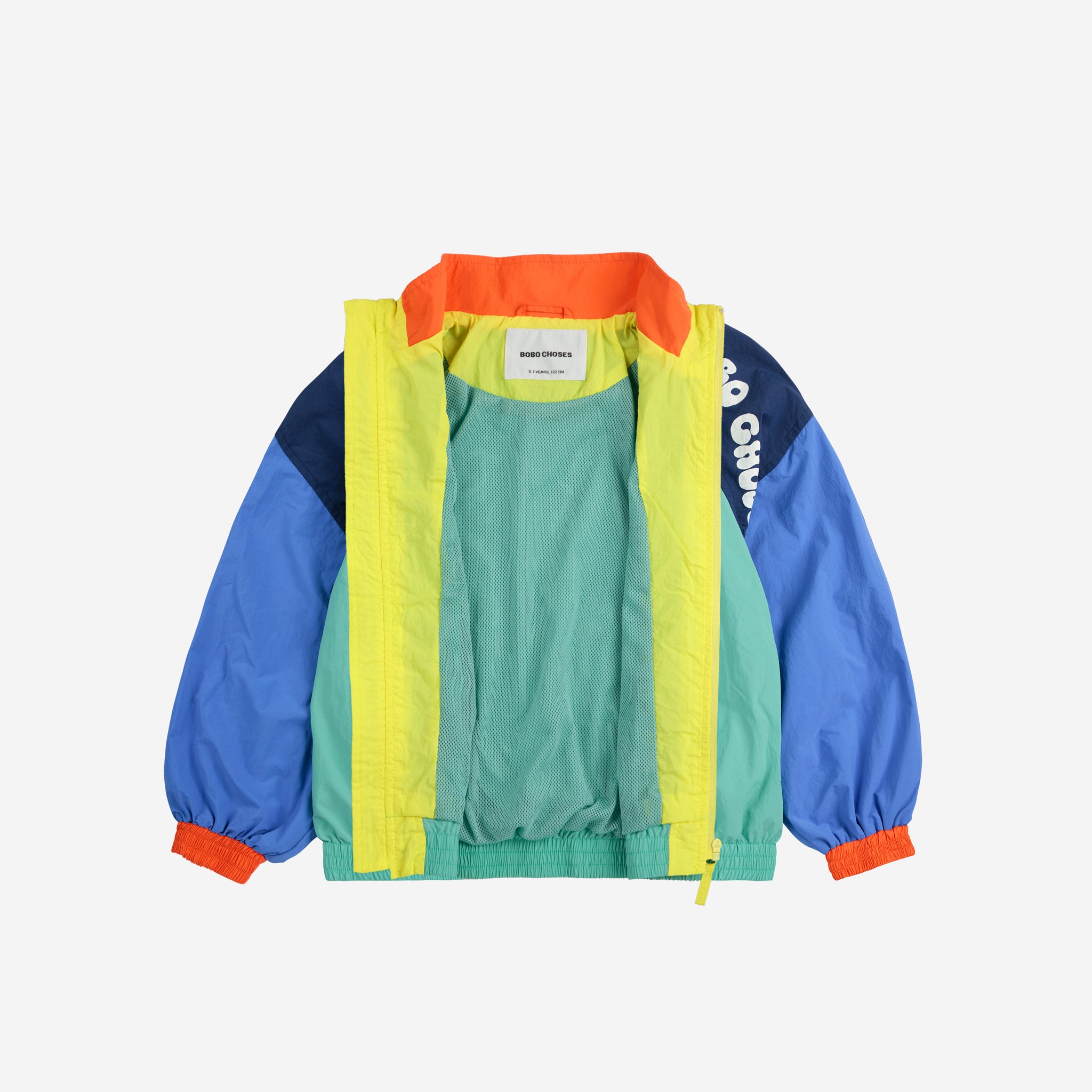 Boys & Girls Colorful Printed Logo Jacket