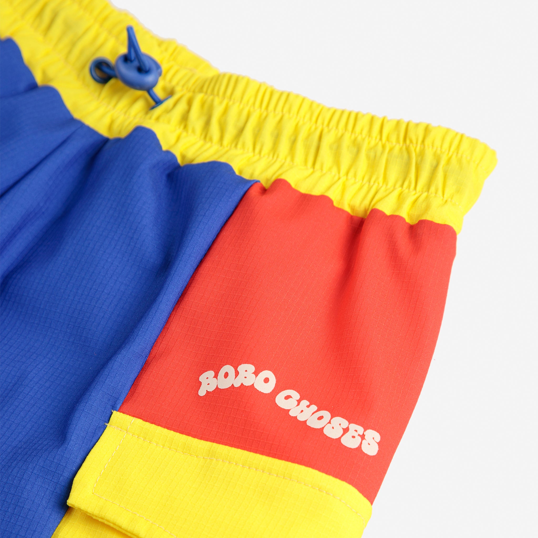 Boys Colorful Printed Logo Swimshorts