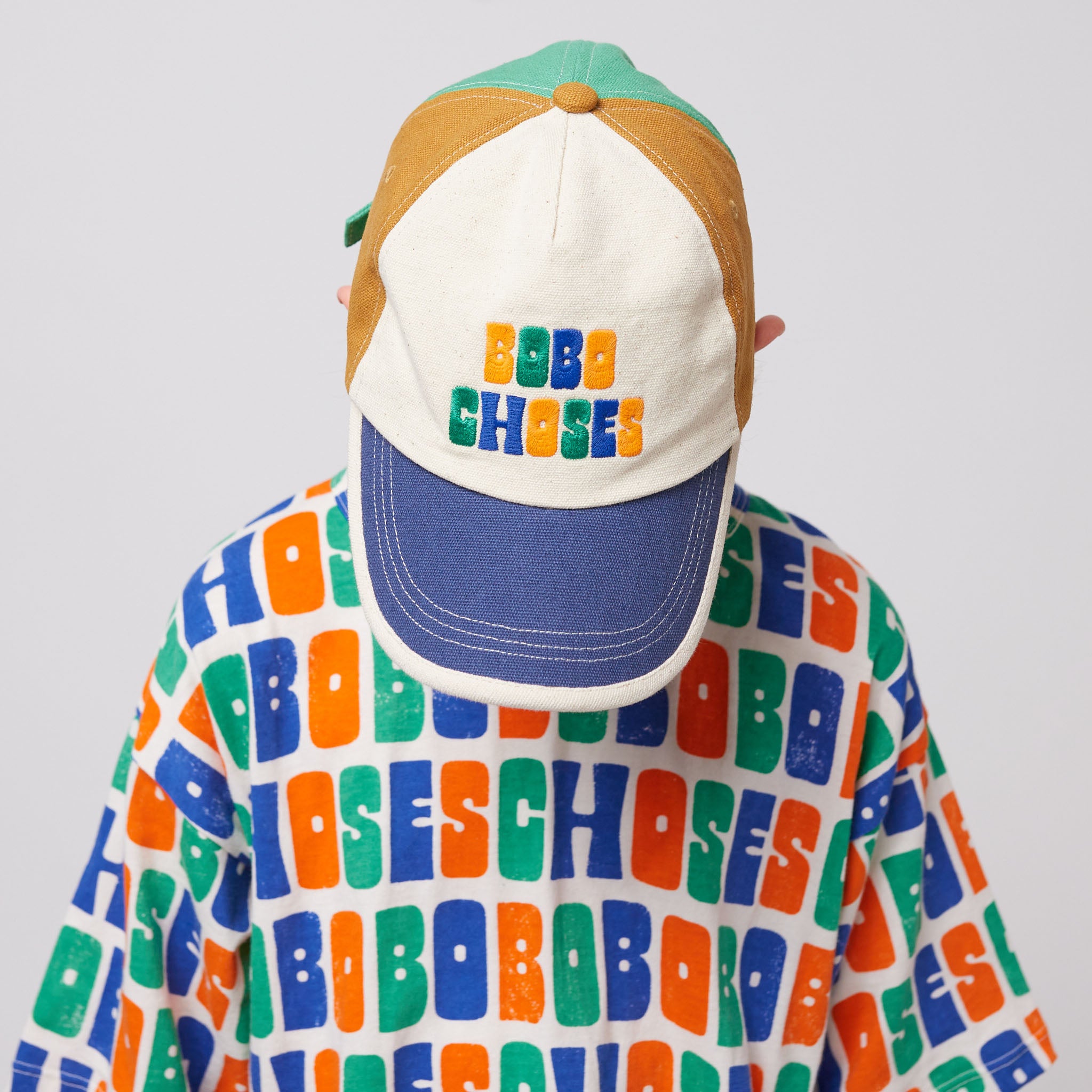 Boys & Girls Colorful Printed Logo Hat