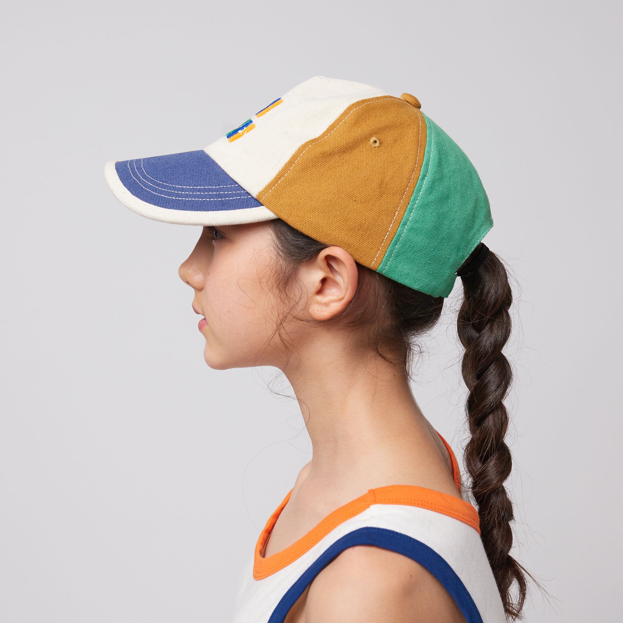 Boys & Girls Colorful Printed Logo Hat