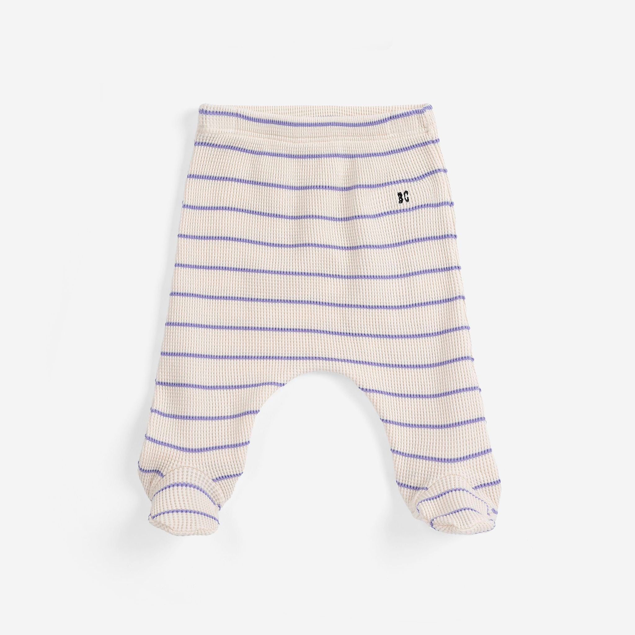 Baby Boys & Girls White Stripes Cotton Set(2 Pack)