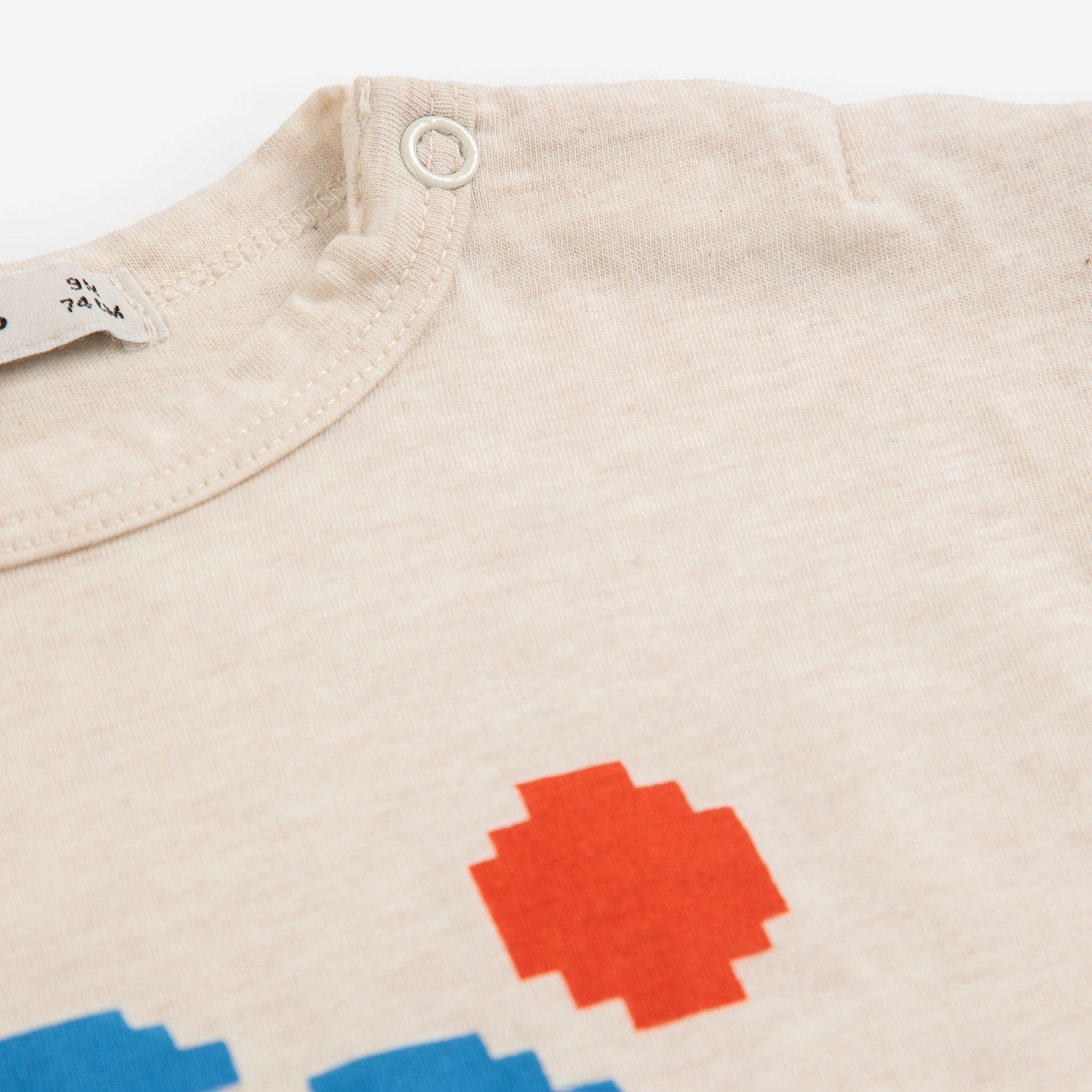 Baby Boys & Girls White Printed Cotton Long Sleeves T-Shirt