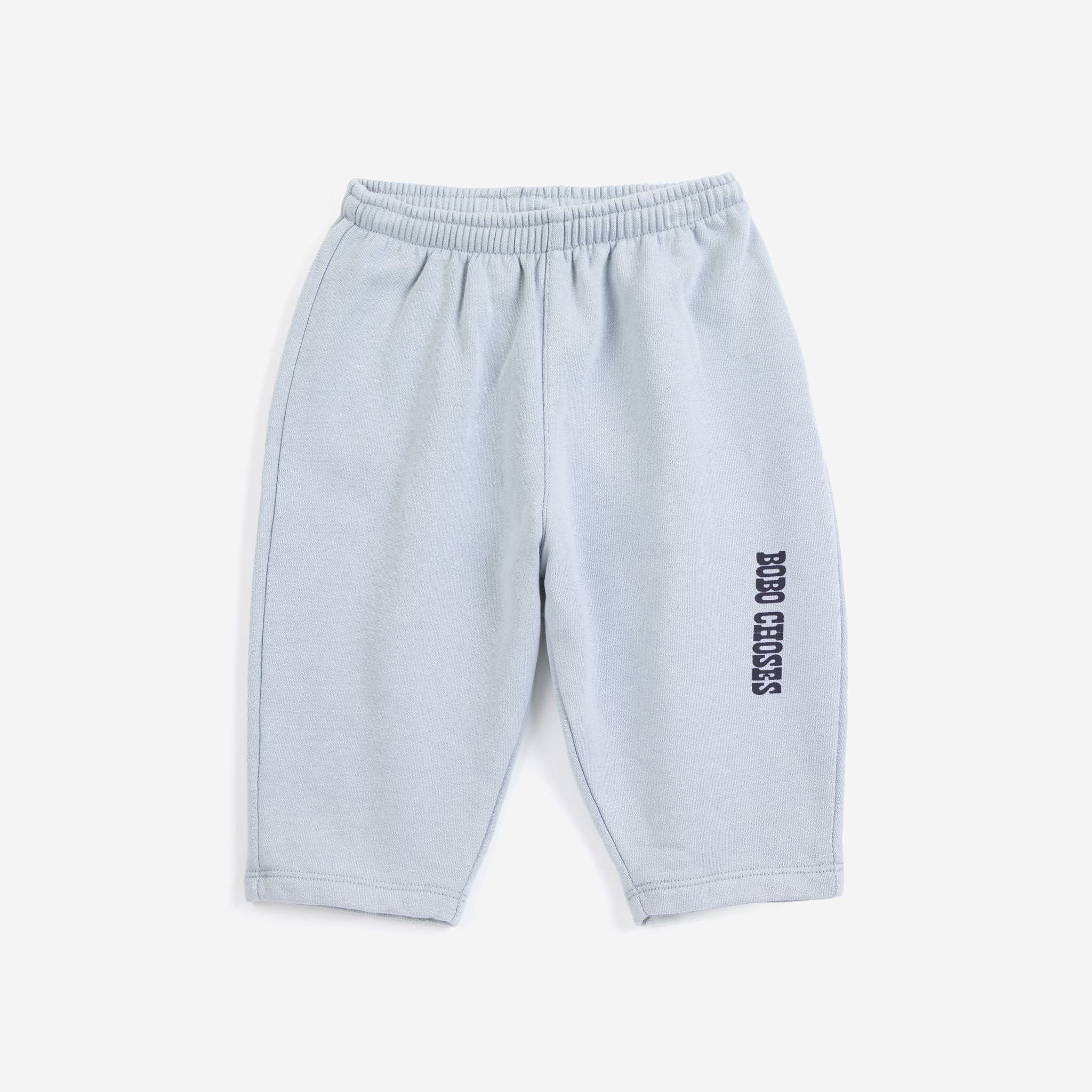 Baby Boys & Girls Light Blue Cotton Trousers
