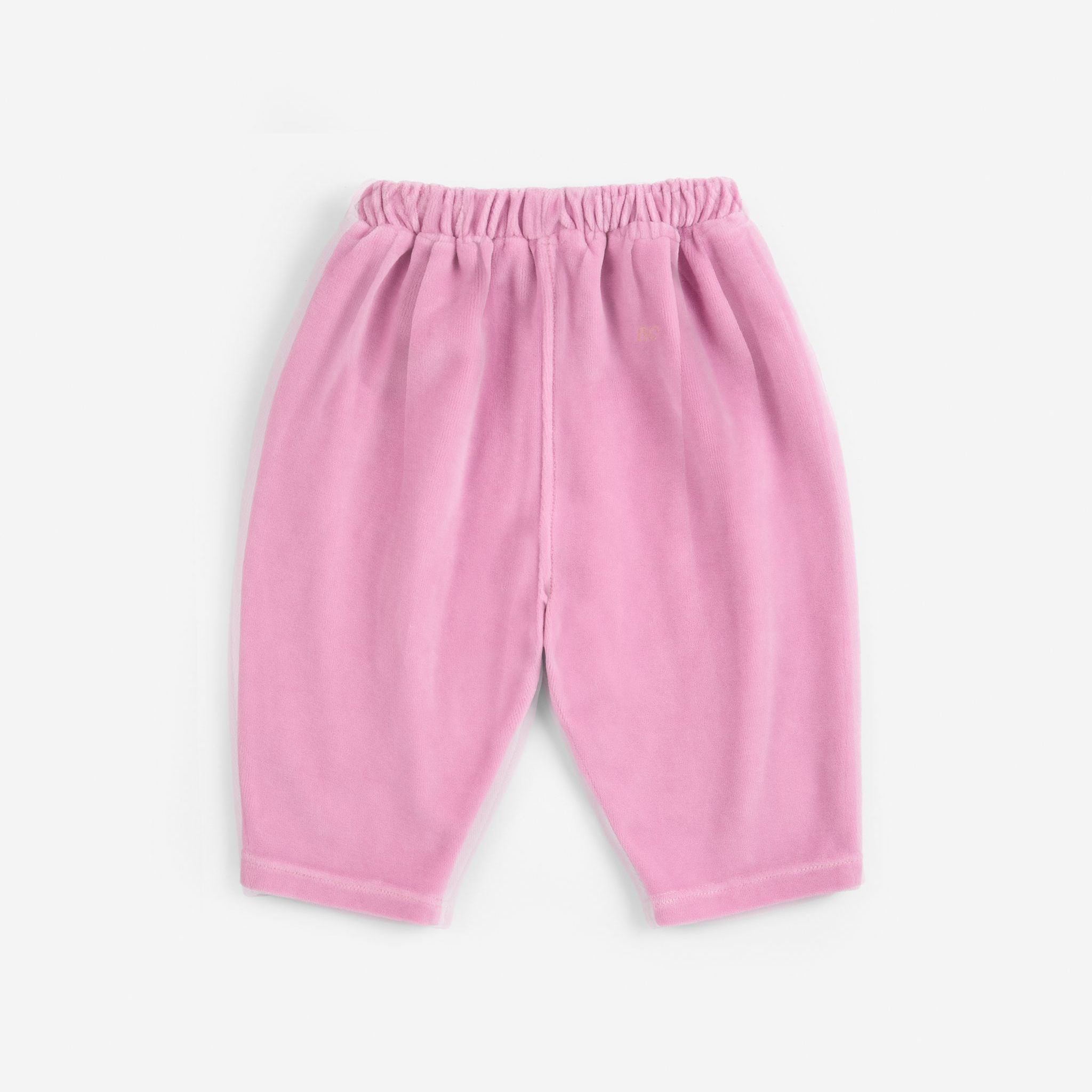 Baby Boys & Girls Pink Velvet Trousers