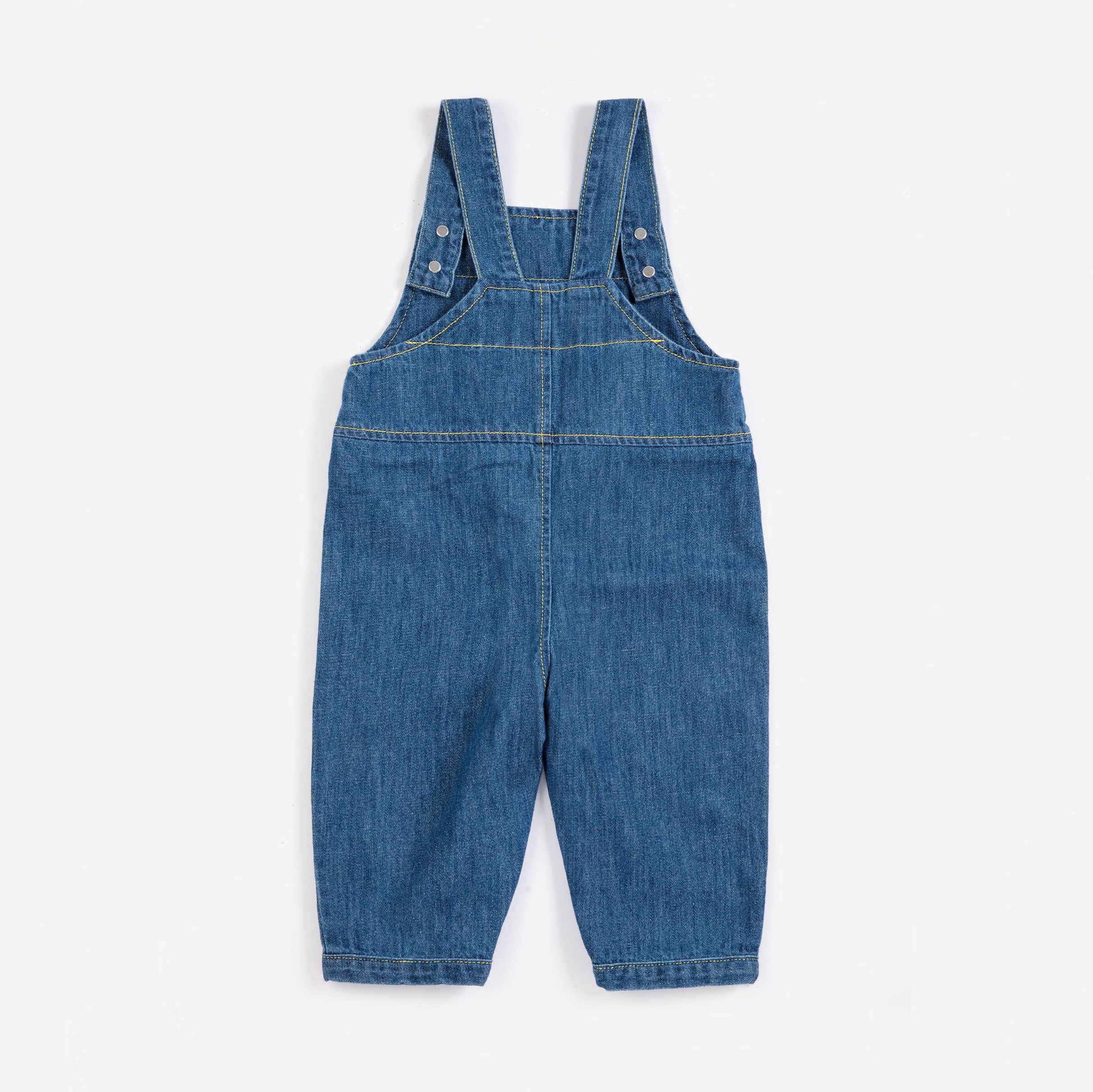Baby Boys & Girls Blue Denim Jumpsuit