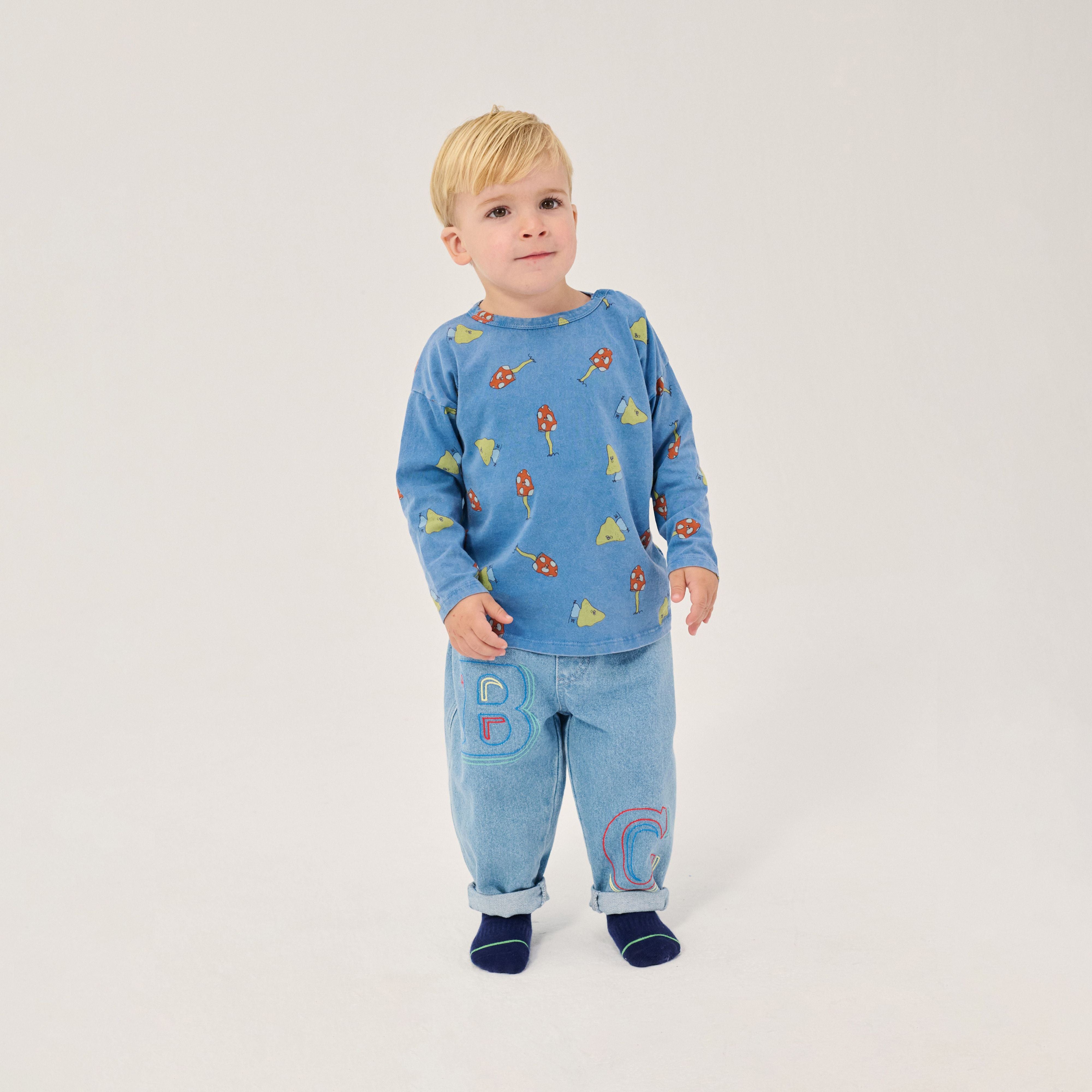 Baby Boys & Girls Light Blue Denim Trousers
