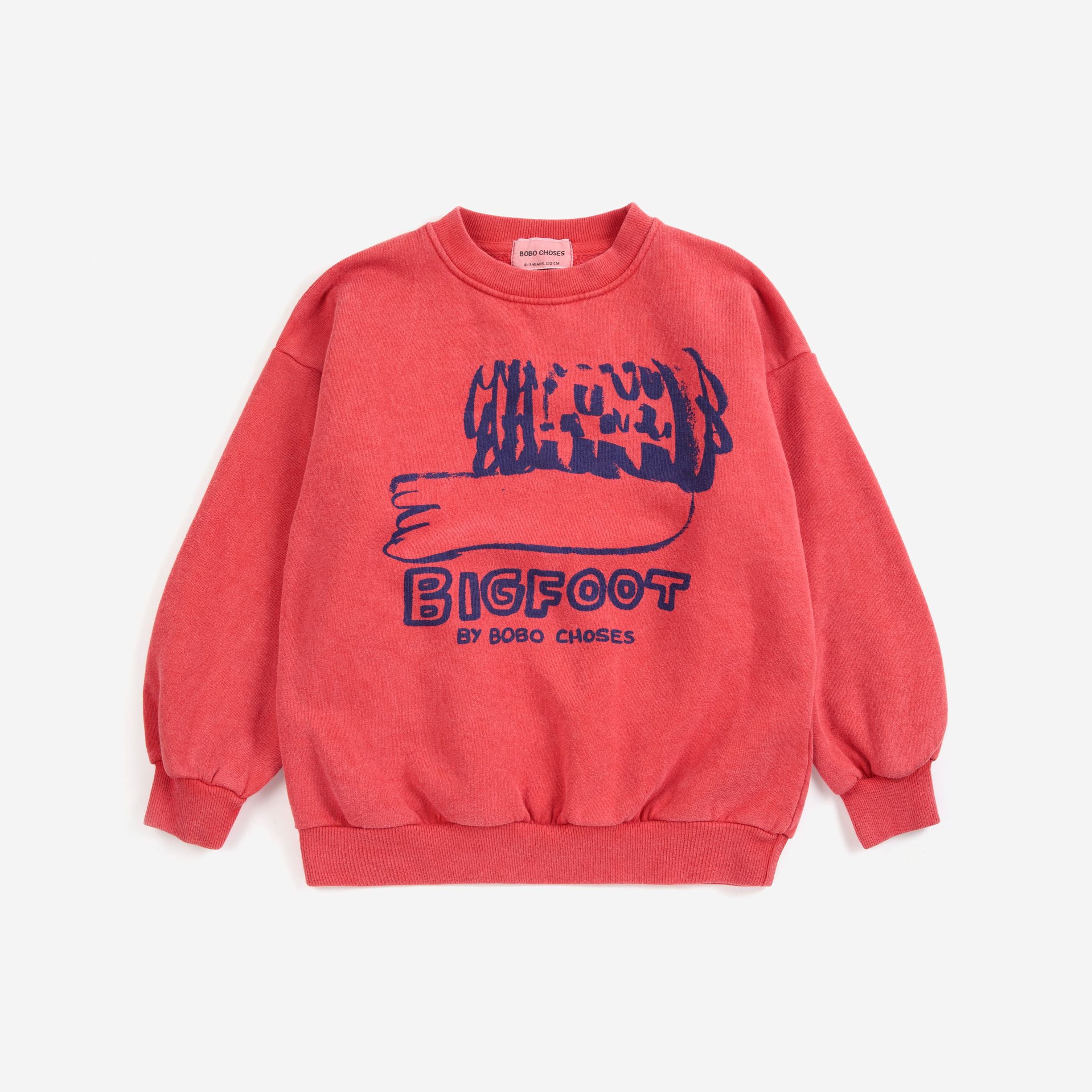 Boys & Girls Red Cotton Sweatshirt