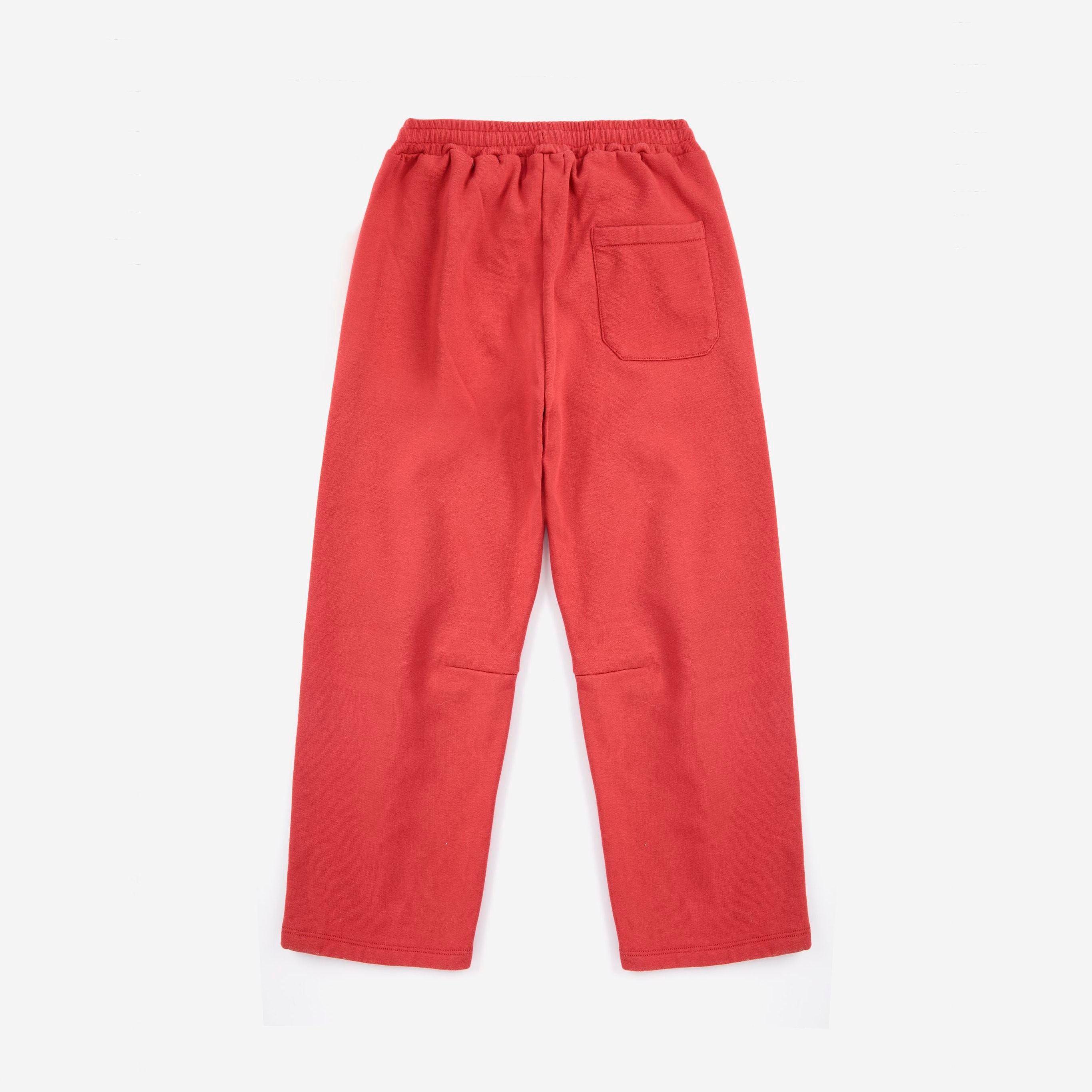 Boys & Girls Red Cotton Trousers