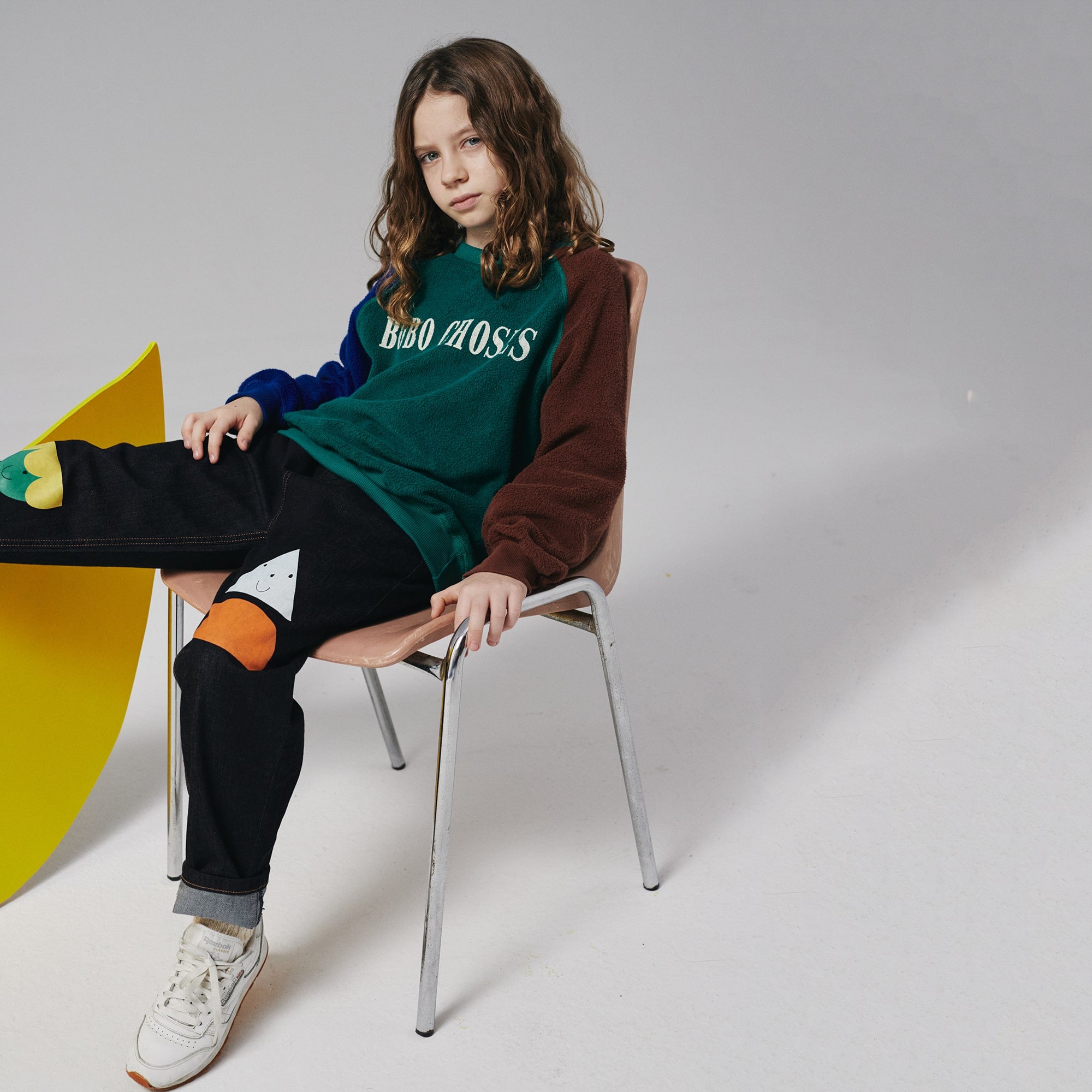 Boys & Girls Green Logo Fleece Sweatshirt