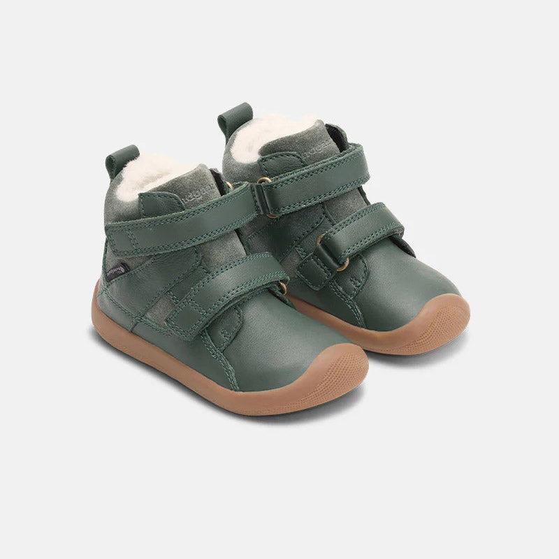 Boys & Girls Green "Willie Strap TEX" Shoes
