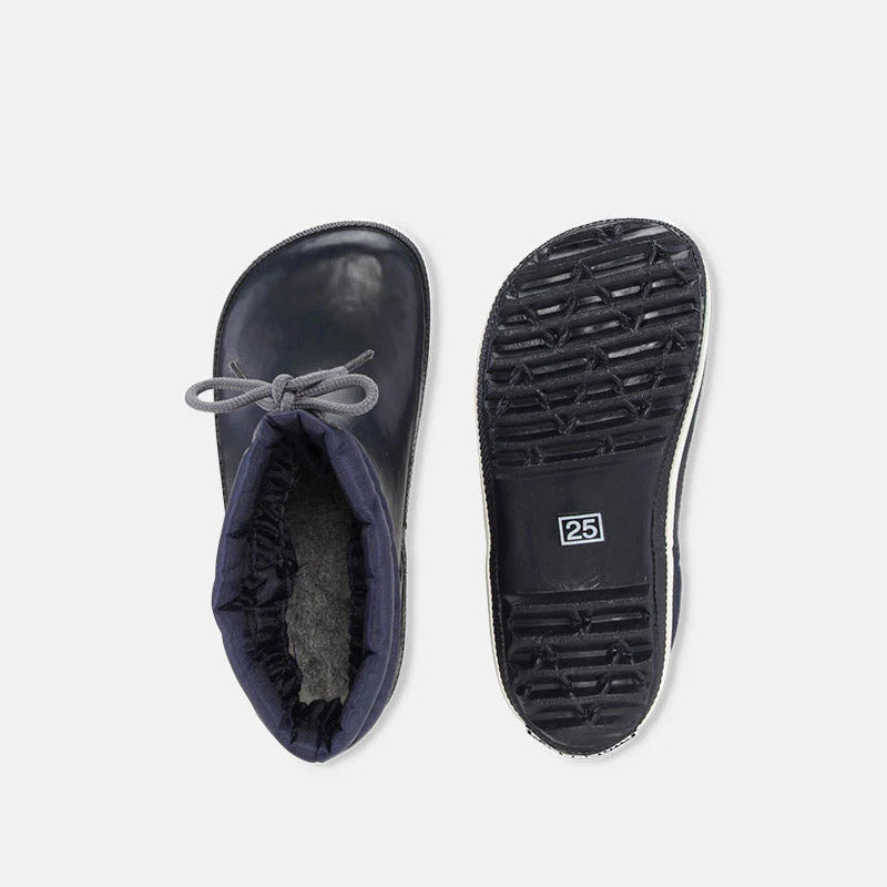 Boys & Girls Dark Blue "Cirro Low Warm" Rain Shoes