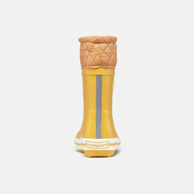Boys & Girls Yellow "Sailor High Warm" Rain Shoes