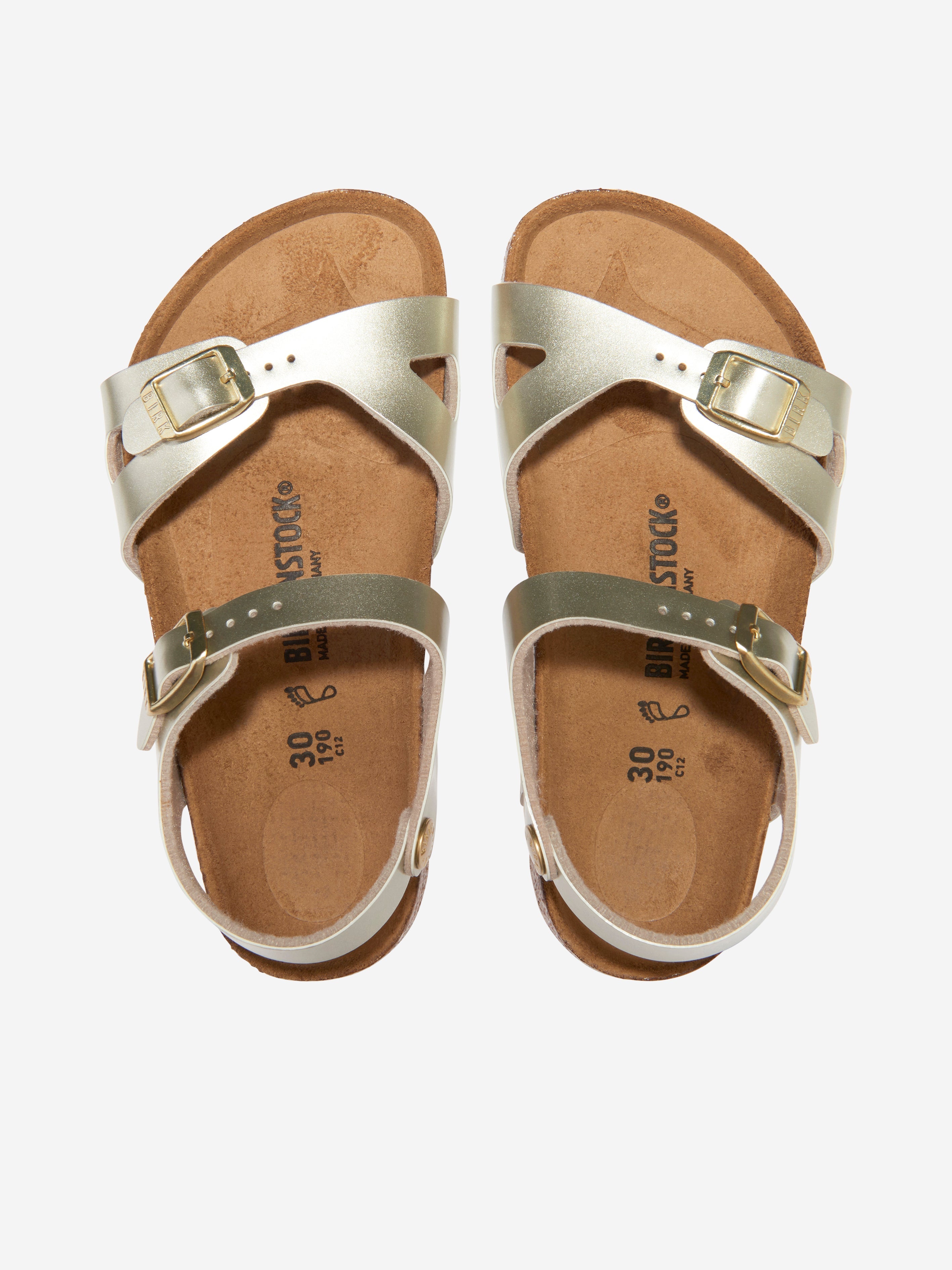 Girls Rio Classic Metallic Sandals in Gold