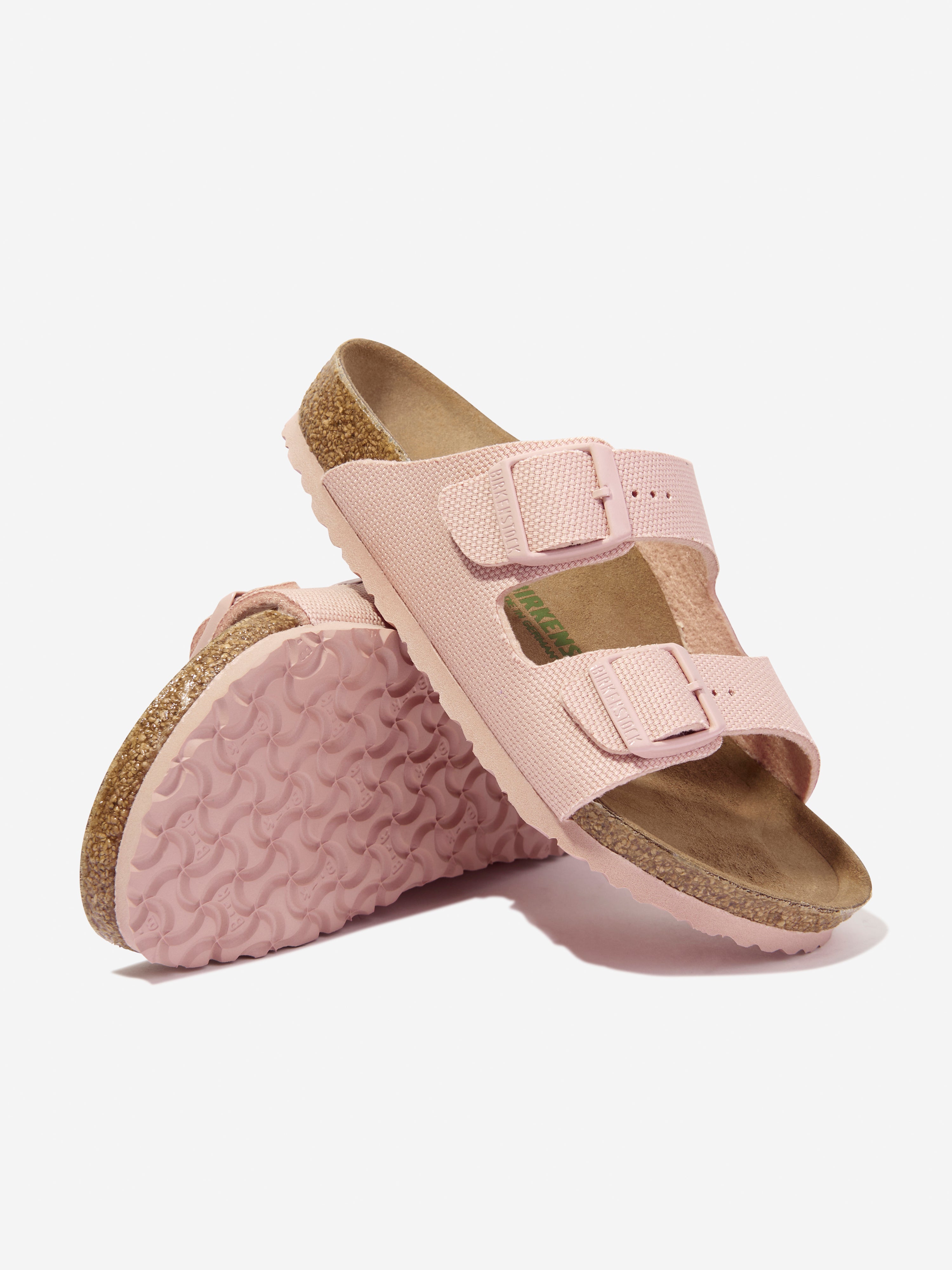 Girls Arizona TEX Canvas Sandals in Pink