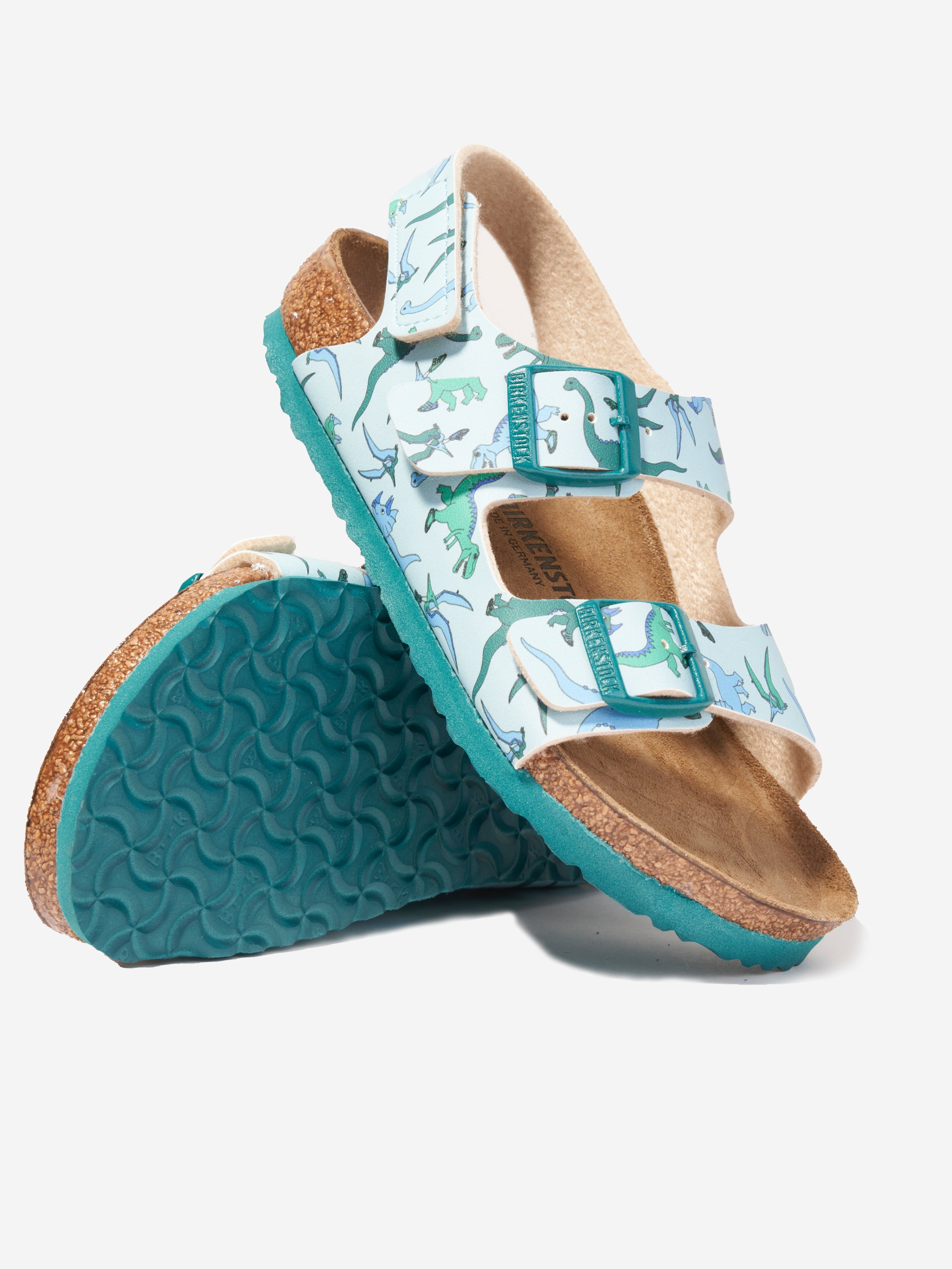 Boys Milano Big Dino Sandals in Blue