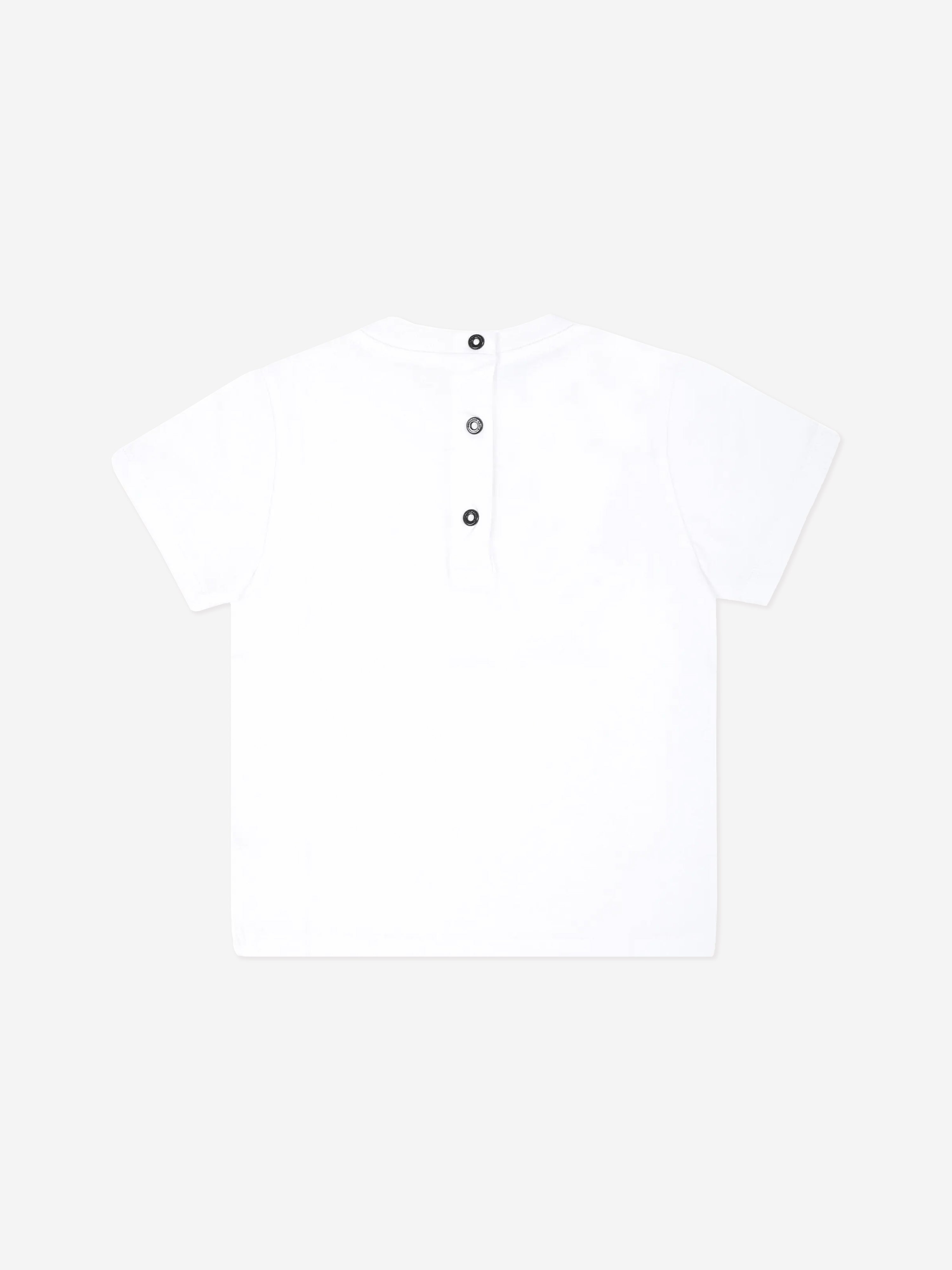Balmain Baby Paris Logo T-Shirt in White