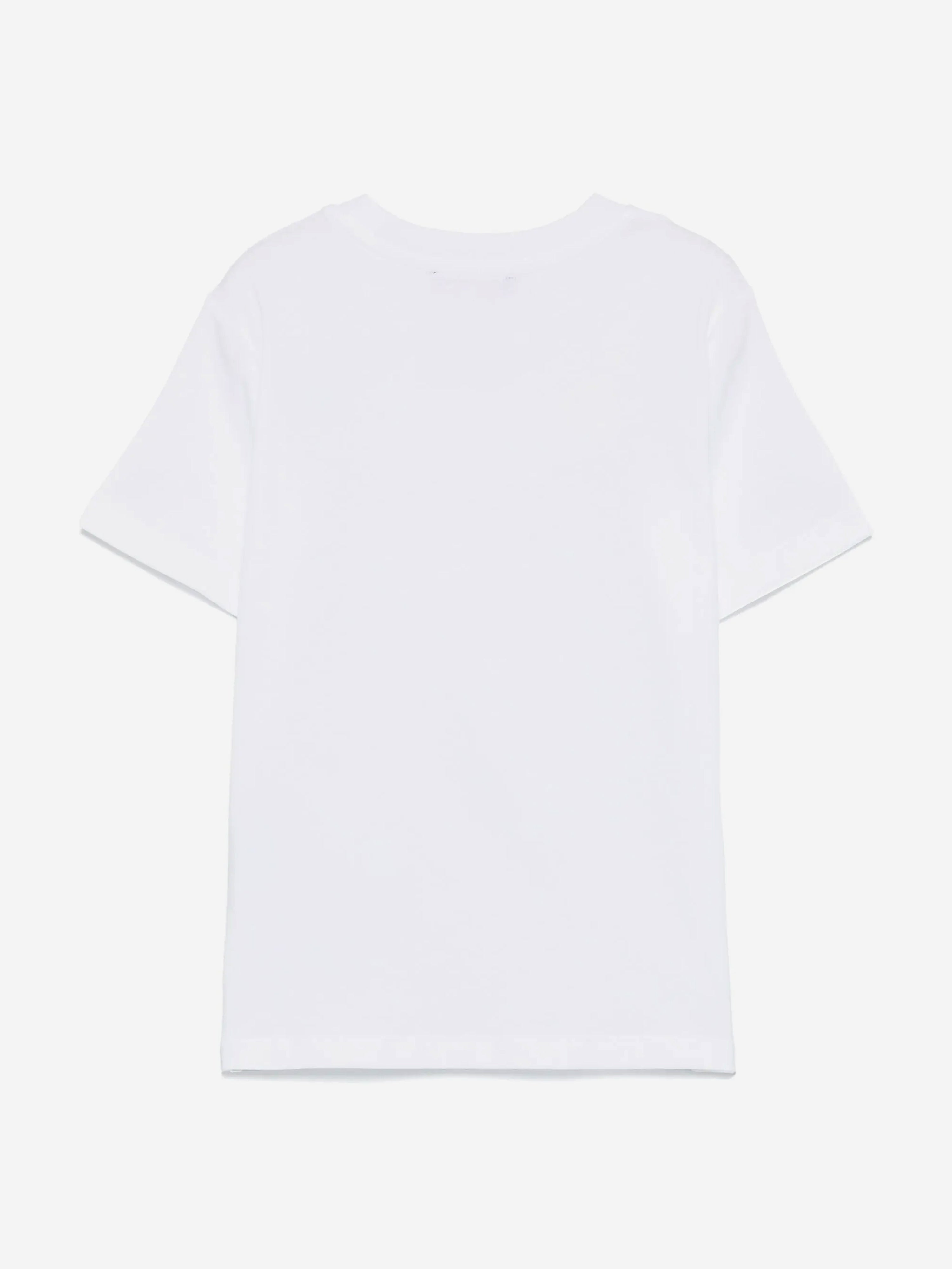 Balmain Kids Logo T-Shirt in White