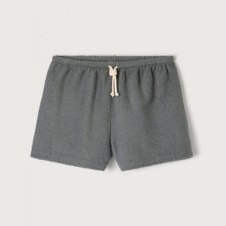 Women Dark Grey Cotton Shorts