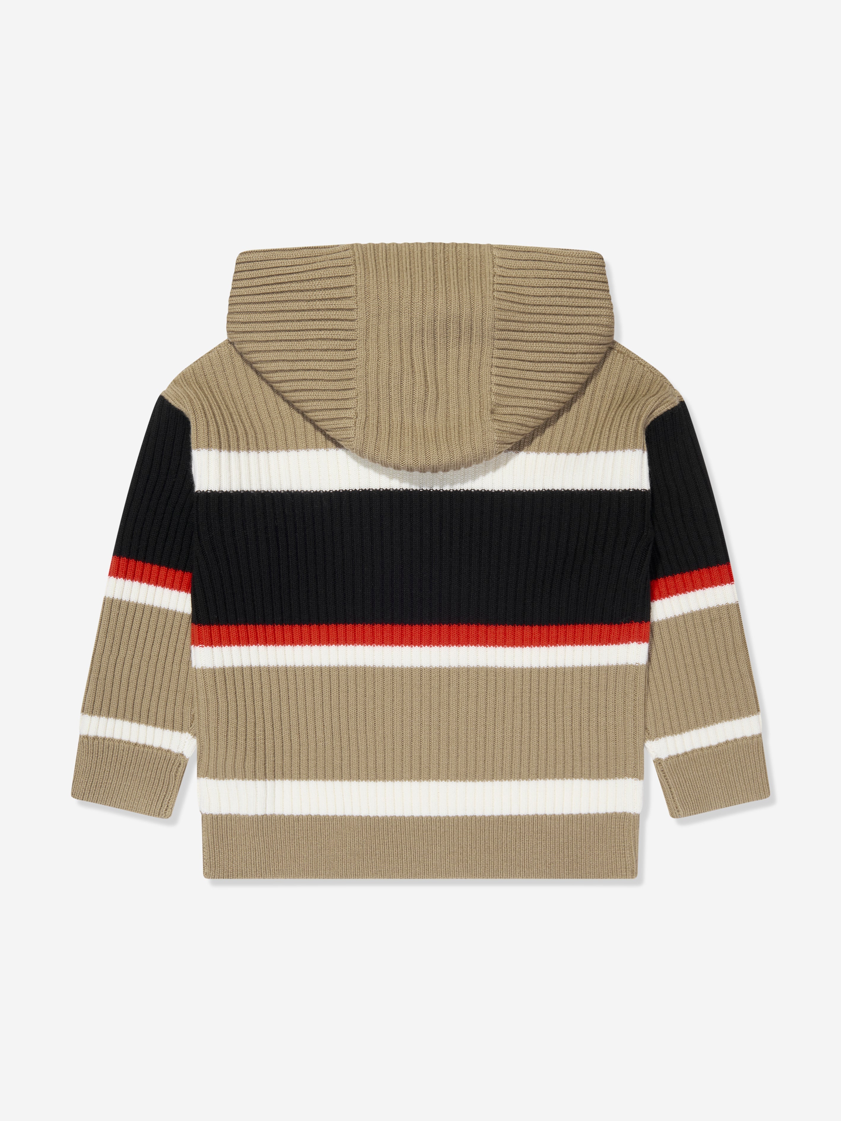 Boys Grayson Stripe Hoodie in Archive Beige